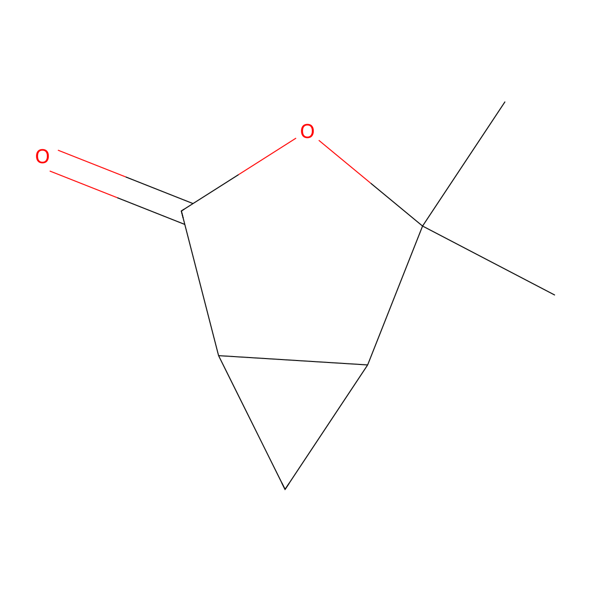 4,4-Dimethyl-3-oxabicyclo[3.1.0]hexan-2-one molecular structure, CAS 15143-62-1