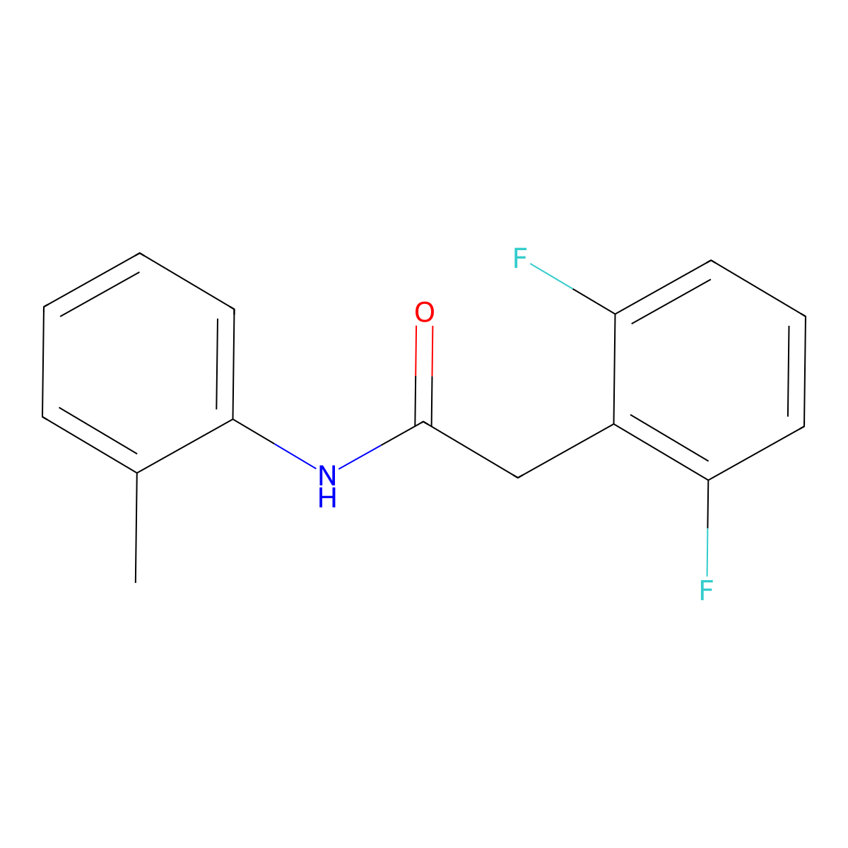 2-(2,6-Difluorophenyl)-N-(2-(hydroxymethyl)phenyl)acetamide molecular structure, CAS 1514359-83-1