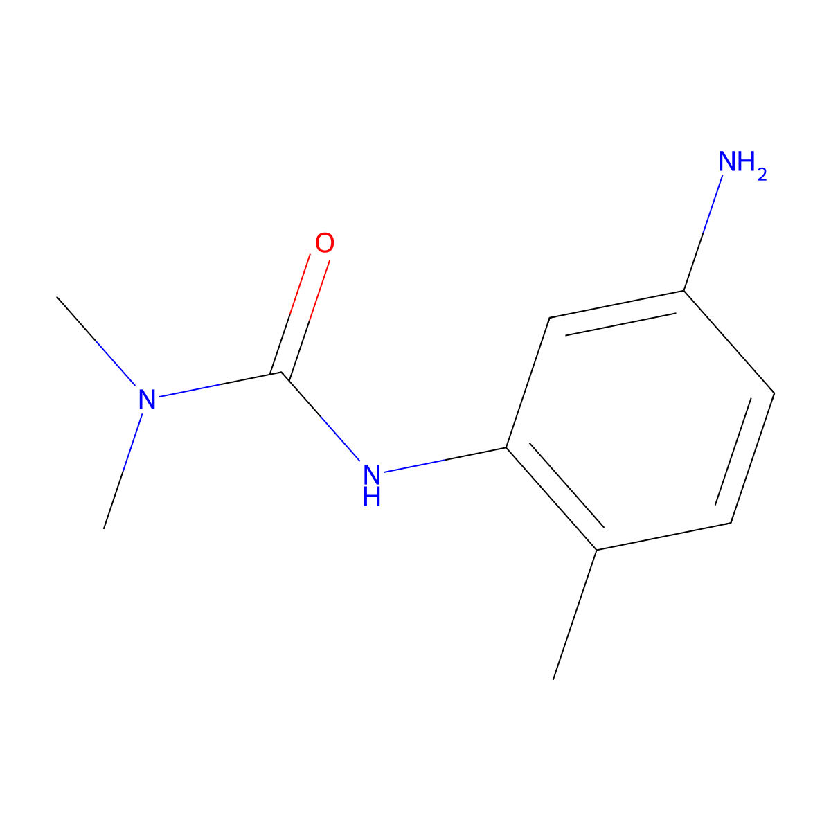 1-(5-Amino-2-methylphenyl)-3,3-dimethylurea molecular structure, CAS 1514414-40-4