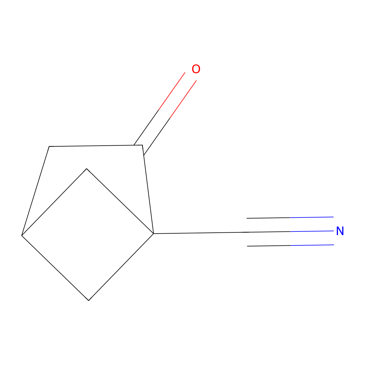 2-Oxobicyclo[2.1.1]hexane-1-carbonitrile molecular structure, CAS 151445-29-3