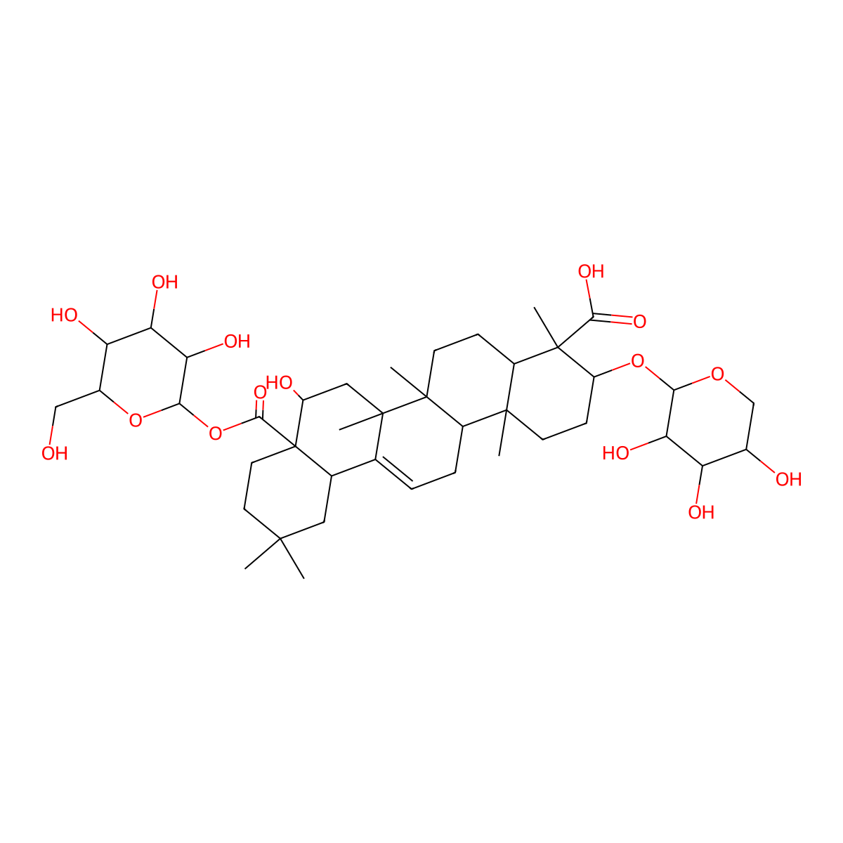 Dianchinenoside B, >=95% (LC/MS-ELSD) molecular structure, CAS 151466-56-7