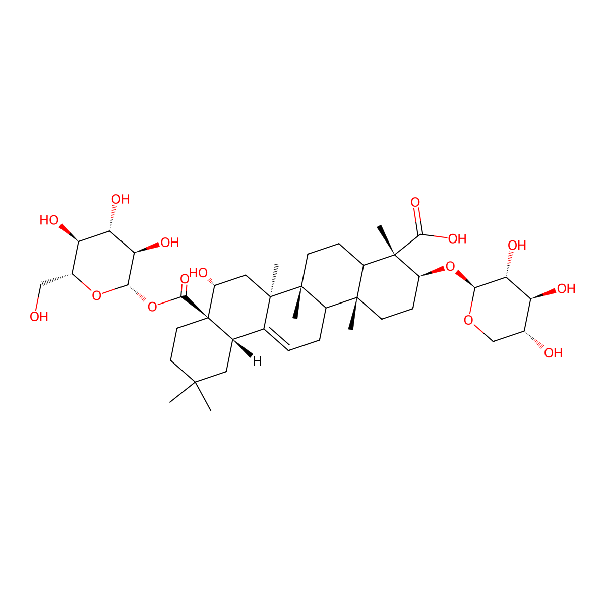 Dianchinenoside B, >=95% (LC/MS-ELSD) molecular structure, CAS 151466-56-7