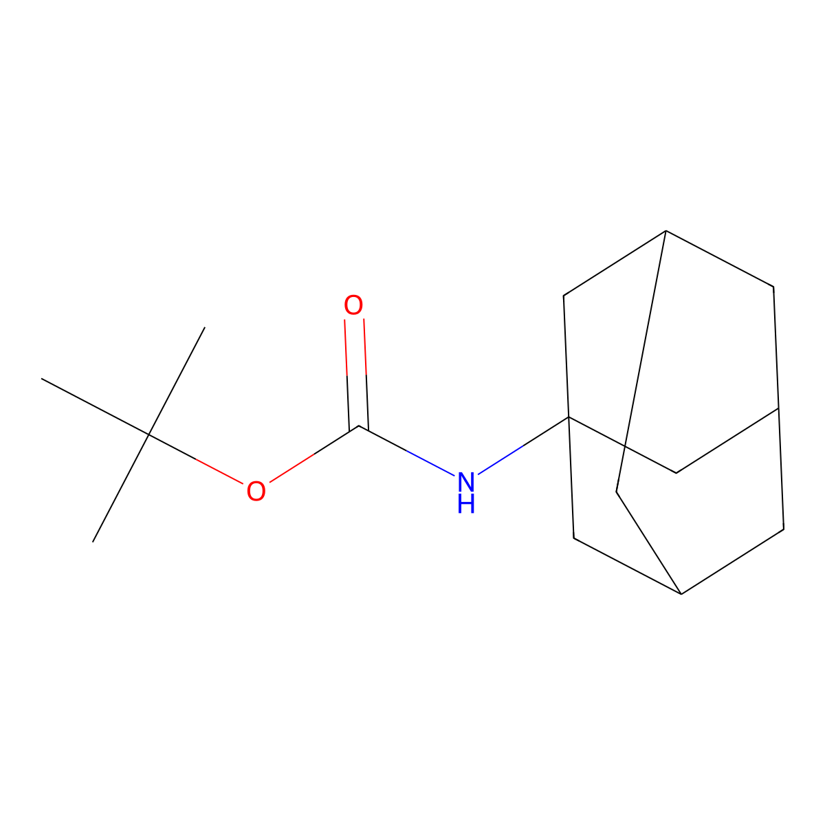 1-(Boc-amino)adamantane molecular structure, CAS 151476-40-3
