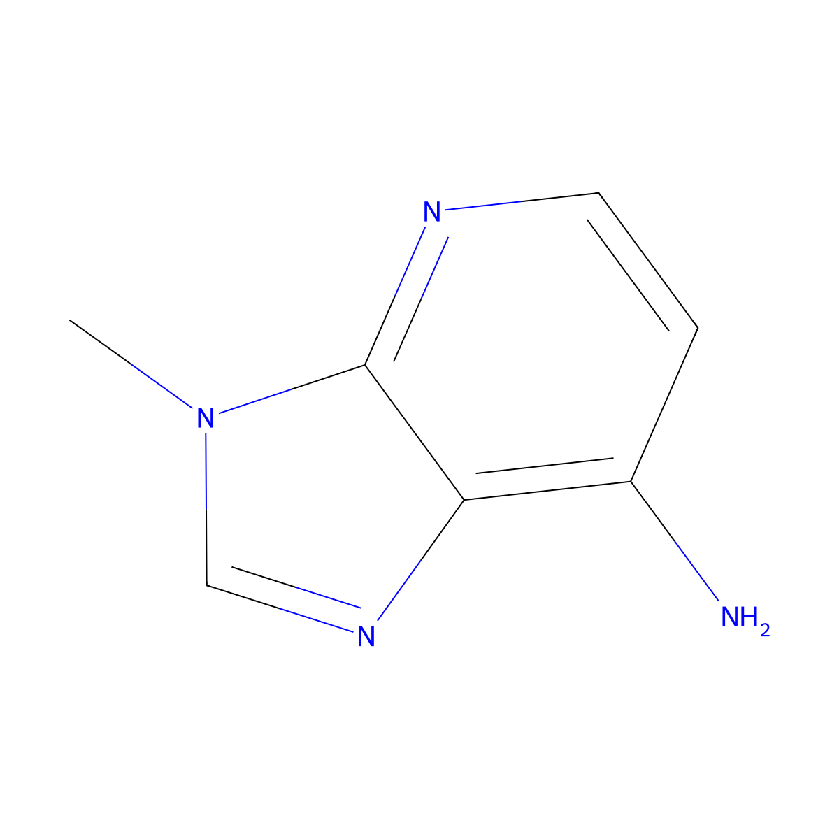 3-methyl-3H-imidazo[4,5-b]pyridin-7-amine molecular structure, CAS 1514818-31-5