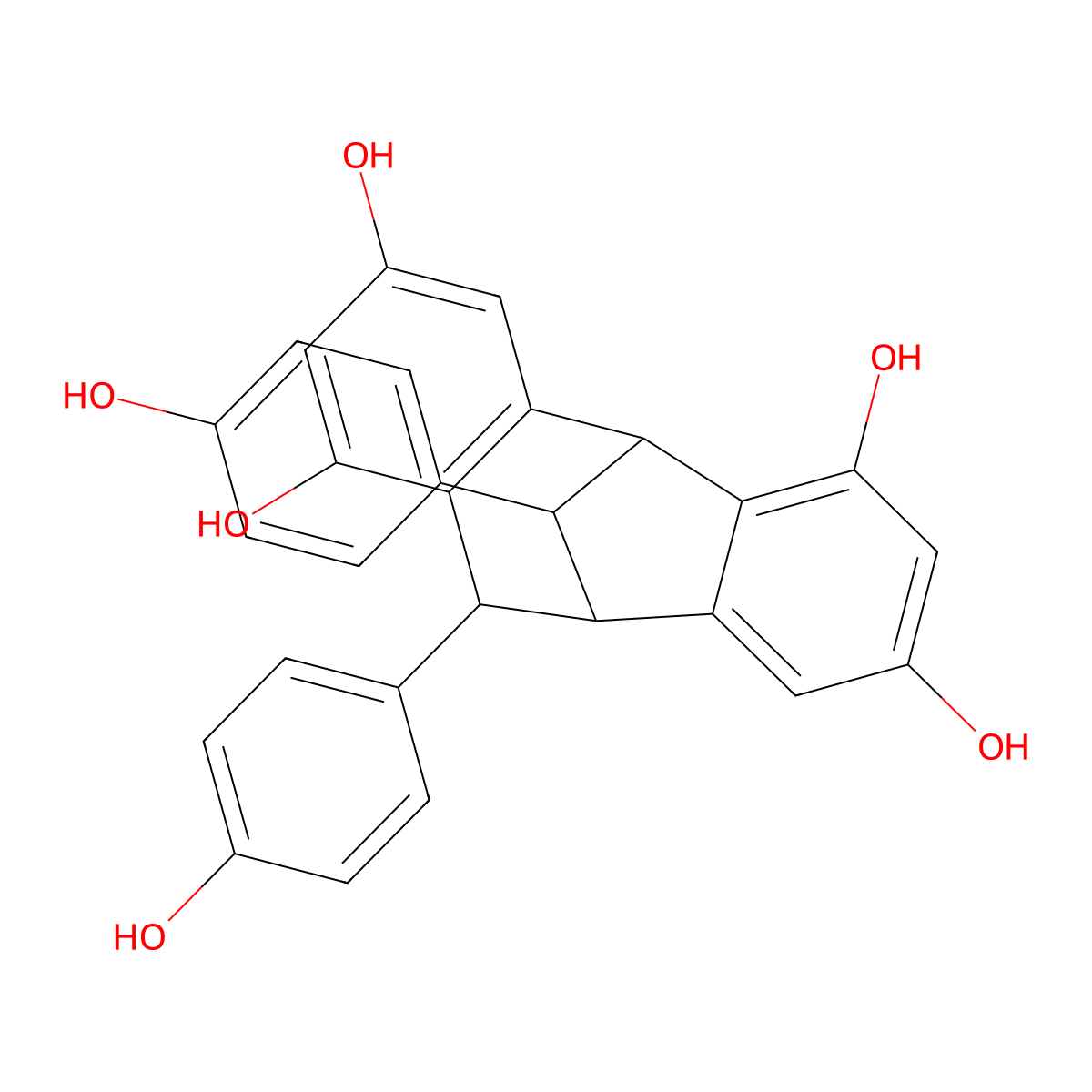 Ampelopsin F molecular structure, CAS 151487-08-0