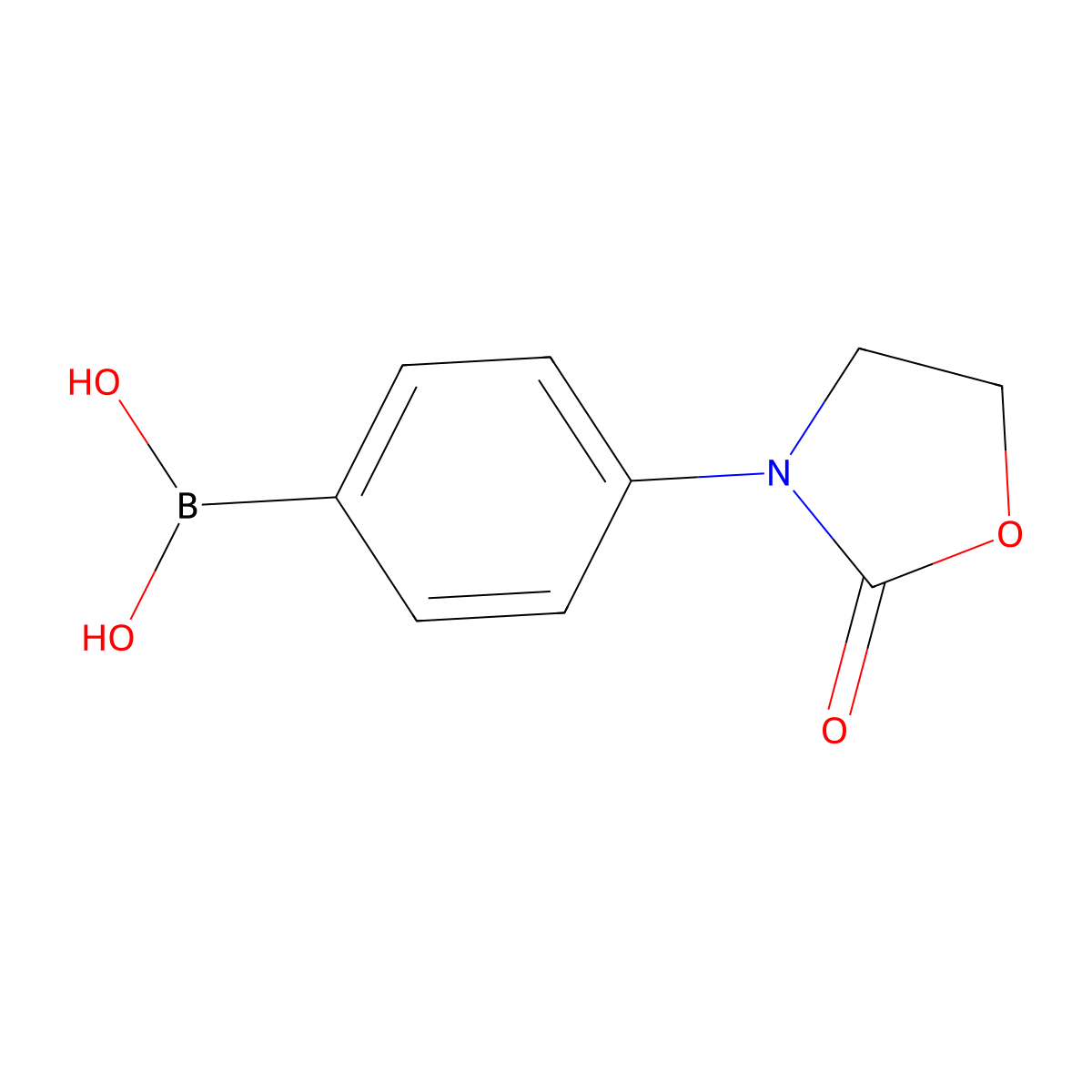 [4-(2-Oxo-1,3-oxazolidin-3-yl)phenyl]boronic acid molecular structure, CAS 1514924-34-5