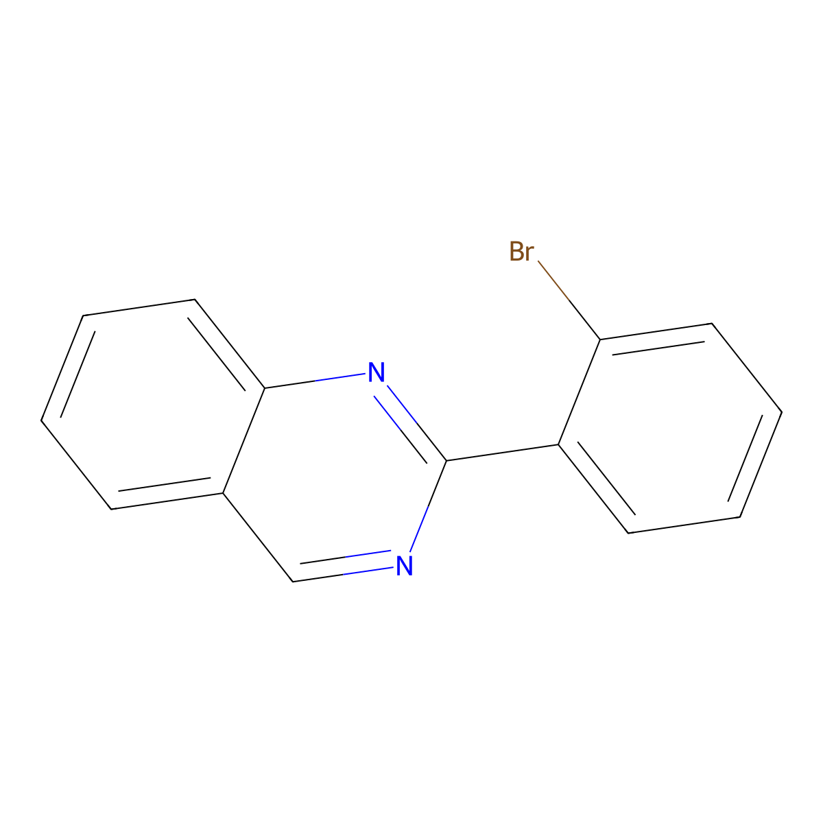 2-(2-Bromophenyl)quinazoline molecular structure, CAS 1514933-73-3