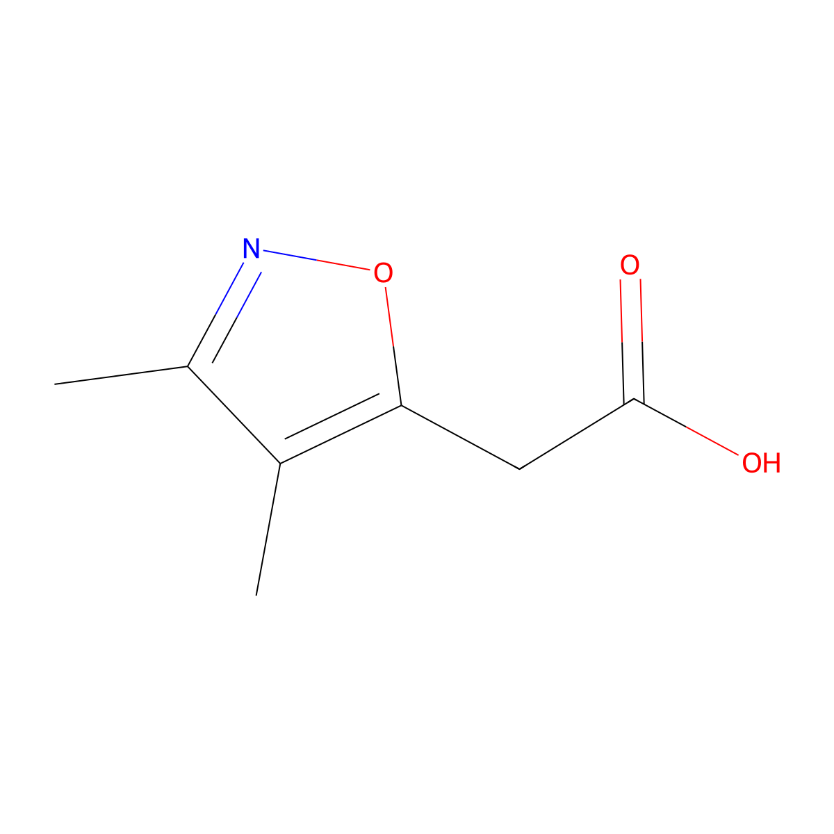 2-(Dimethyl-1,2-oxazol-5-yl)acetic acid molecular structure, CAS 1514987-22-4
