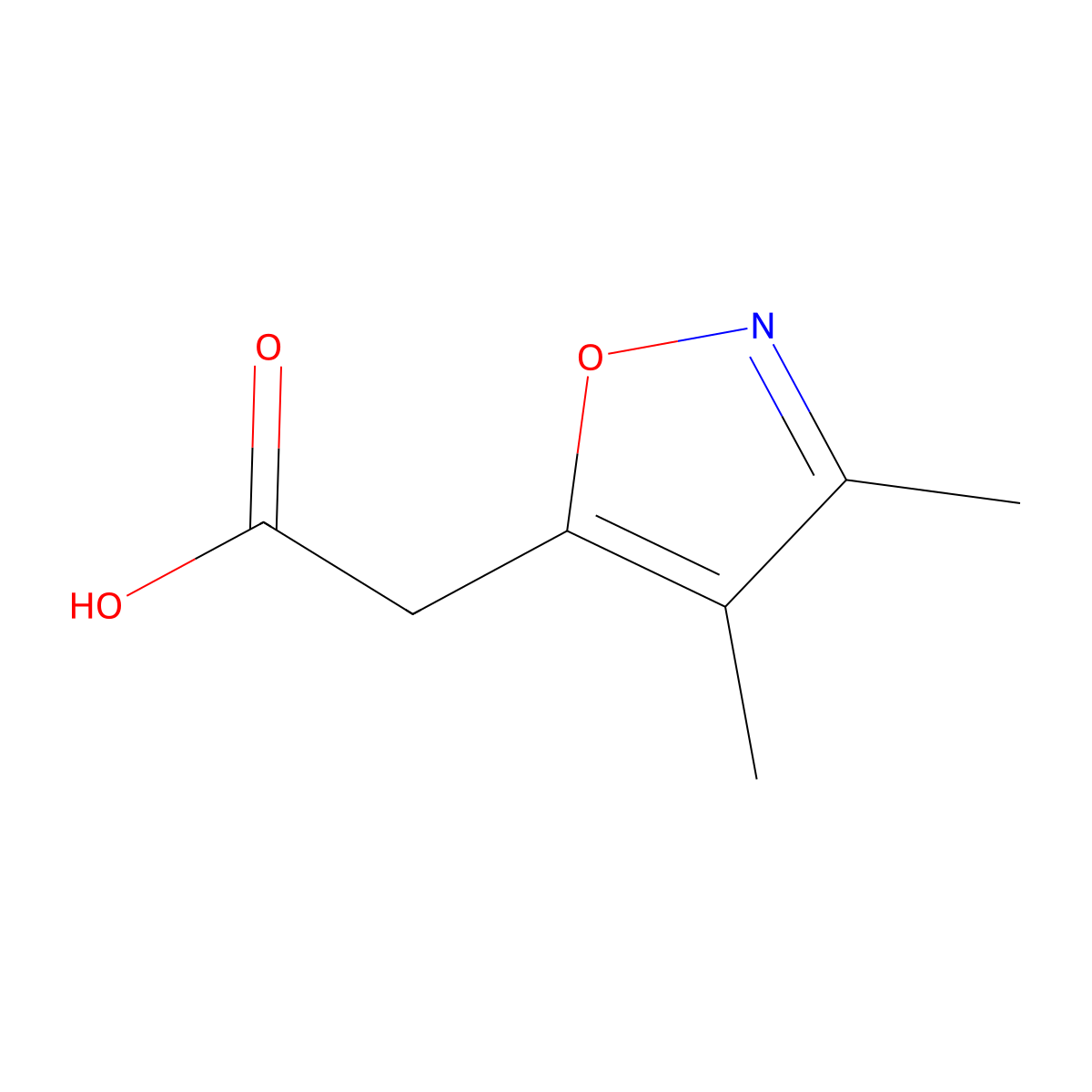 2-(Dimethyl-1,2-oxazol-5-yl)acetic acid molecular structure, CAS 1514987-22-4