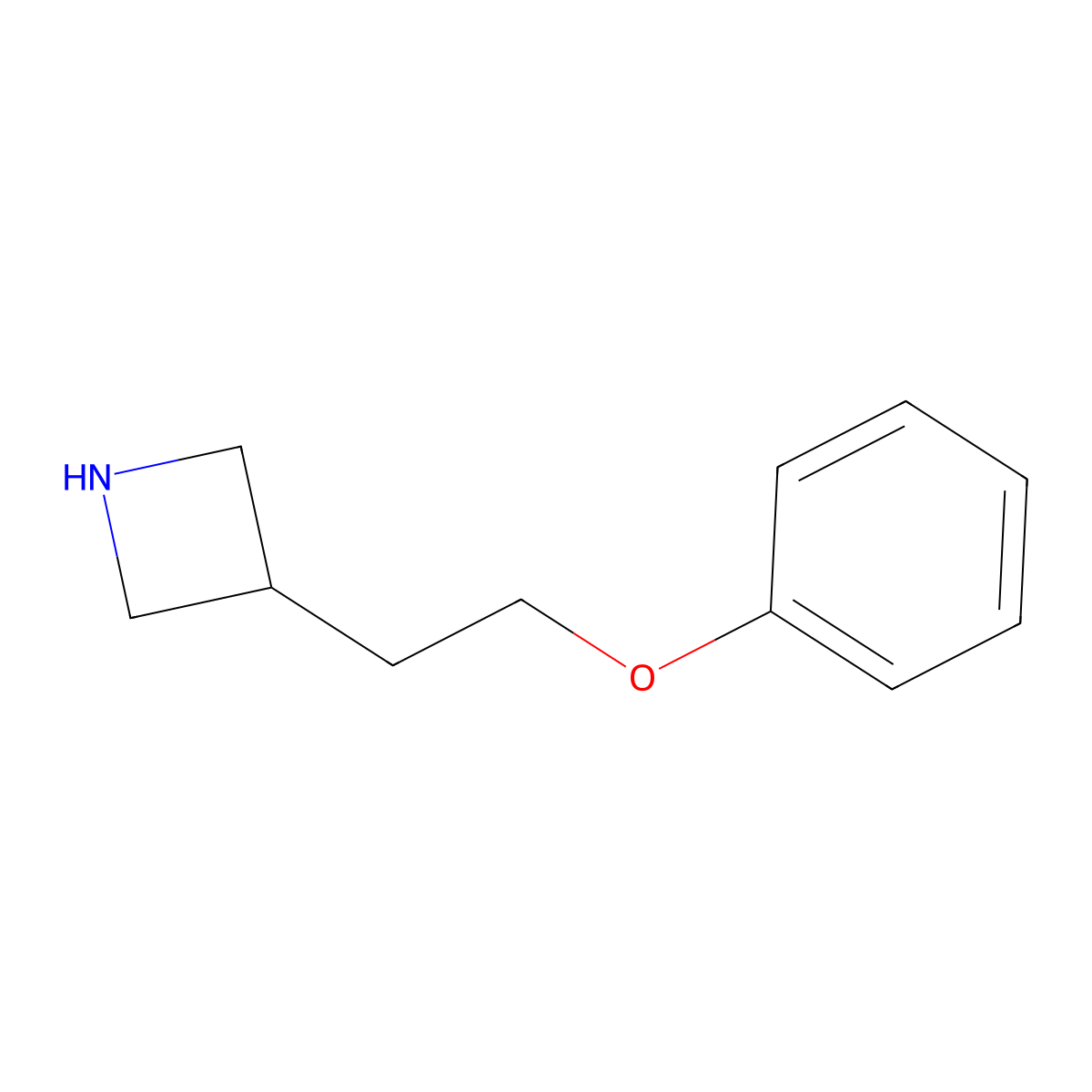 3-(2-Phenoxyethyl)azetidine molecular structure, CAS 1514996-18-9