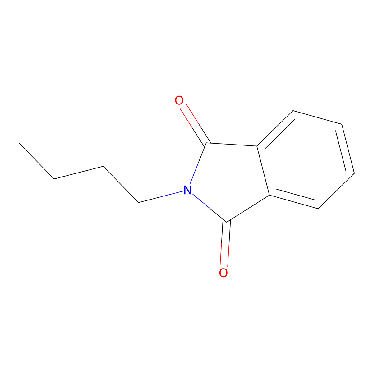 N-Butylphthalimide molecular structure, CAS 1515-72-6