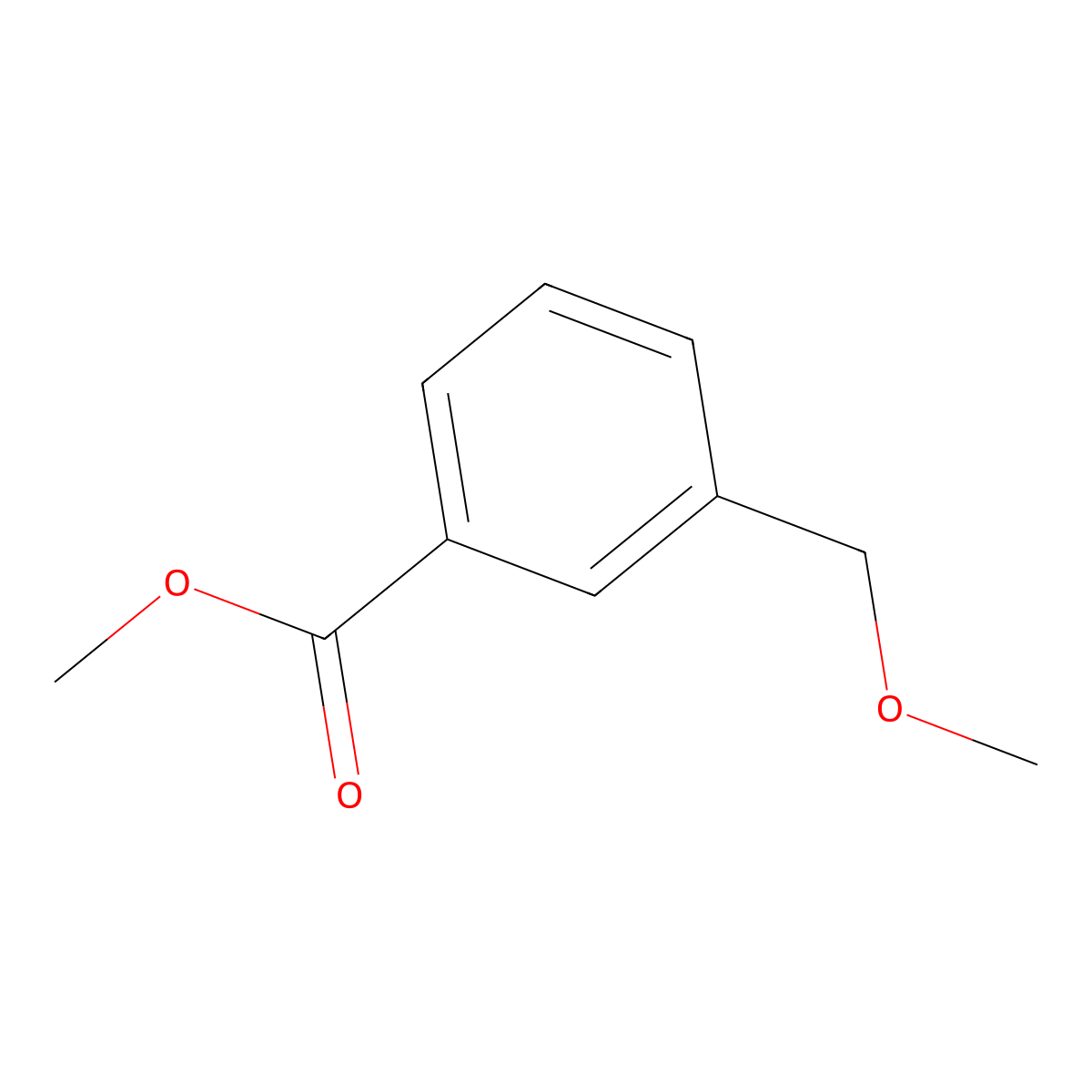 Methyl 3-(methoxymethyl)benzoate molecular structure, CAS 1515-87-3