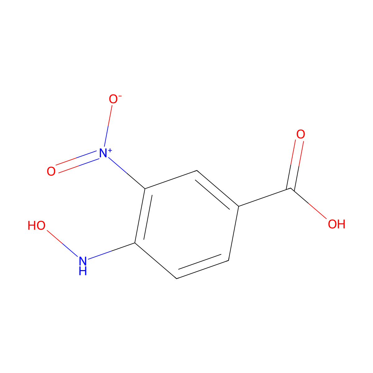 4-(Hydroxyamino)-3-nitrobenzoic acid molecular structure, CAS 15150-93-3