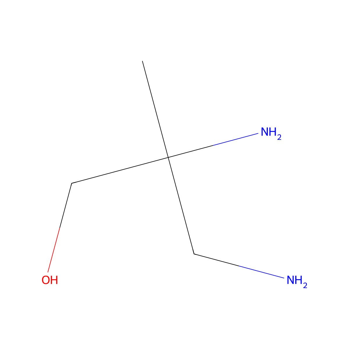 2,3-Diamino-2-methylpropan-1-ol molecular structure, CAS 151503-70-7