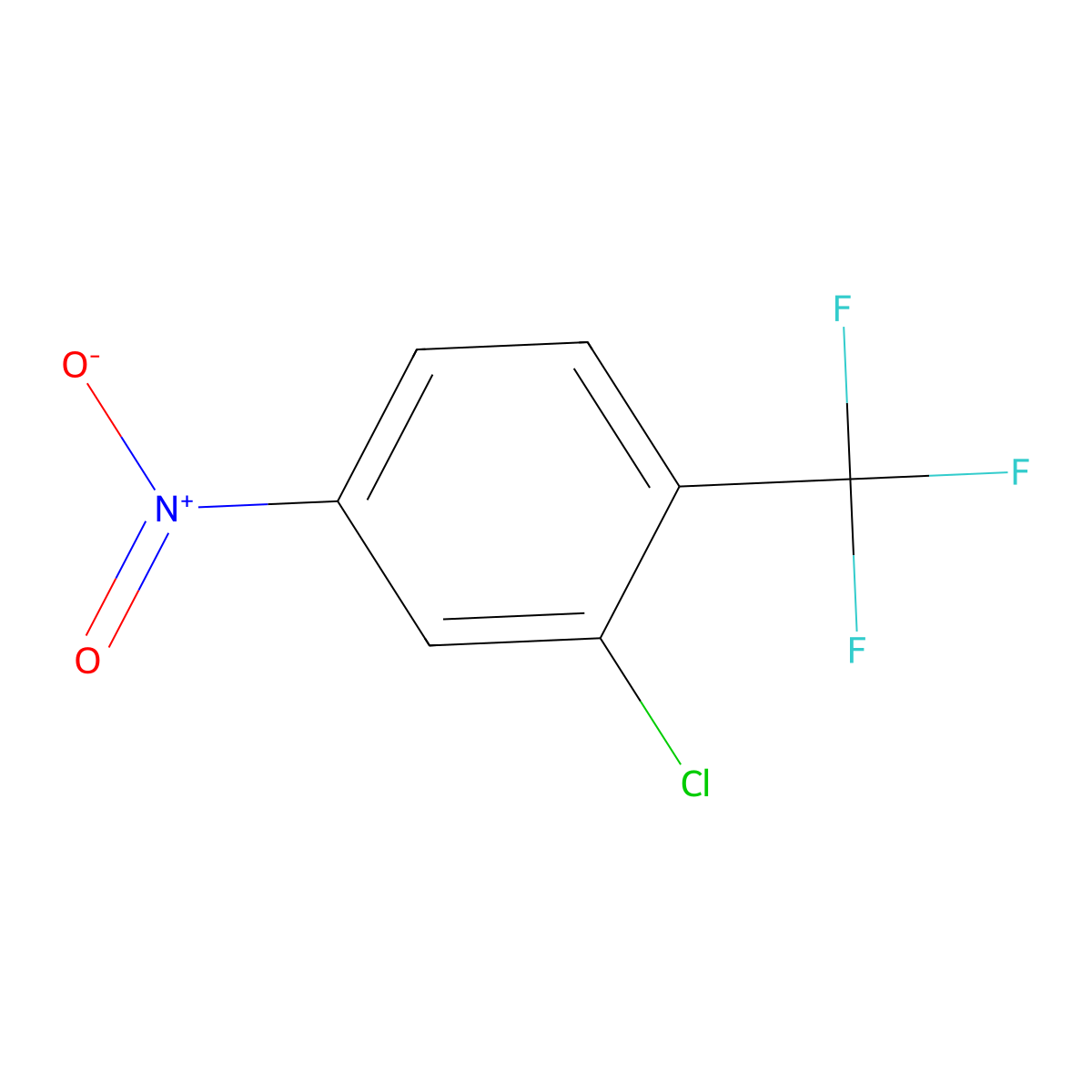 2-Chloro-4-nitrobenzotrifluoride molecular structure, CAS 151504-80-2