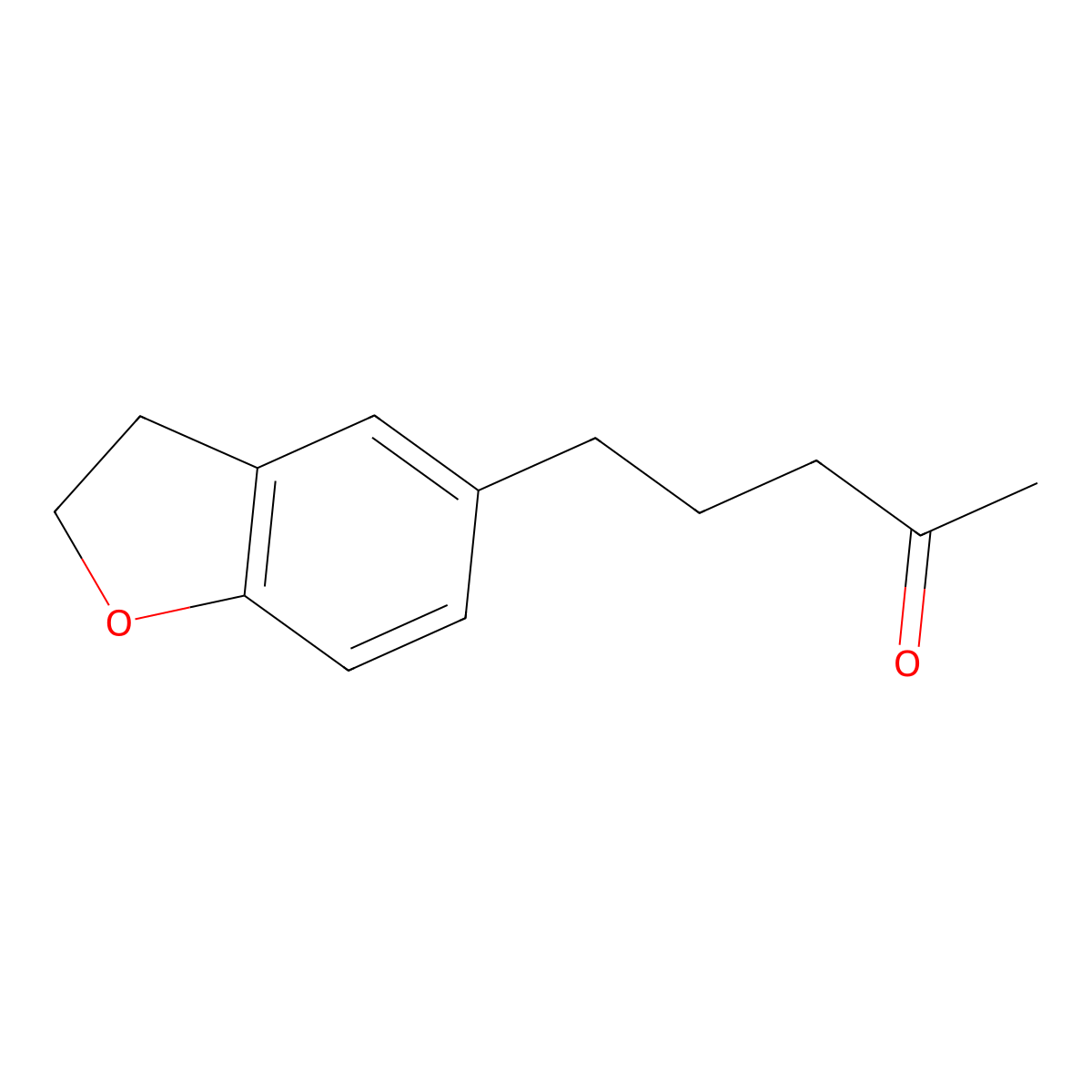 5-(2,3-Dihydrobenzofuran-5-yl)pentan-2-one molecular structure, CAS 1515060-33-9