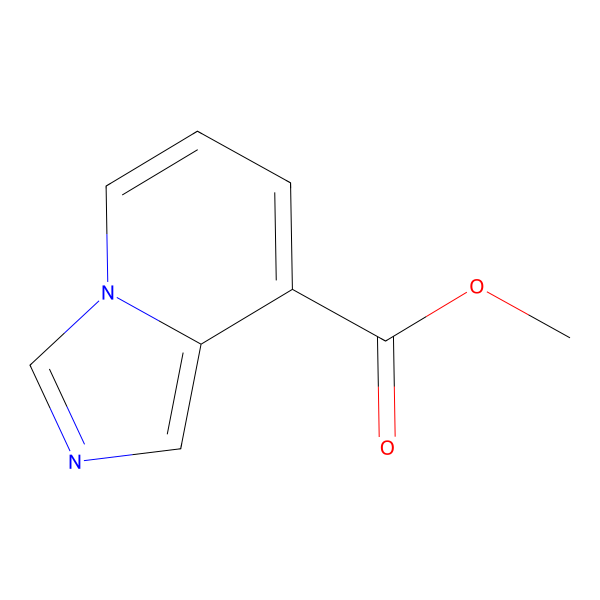 Methyl imidazo[1,5-a]pyridine-8-carboxylate molecular structure, CAS 151509-02-3