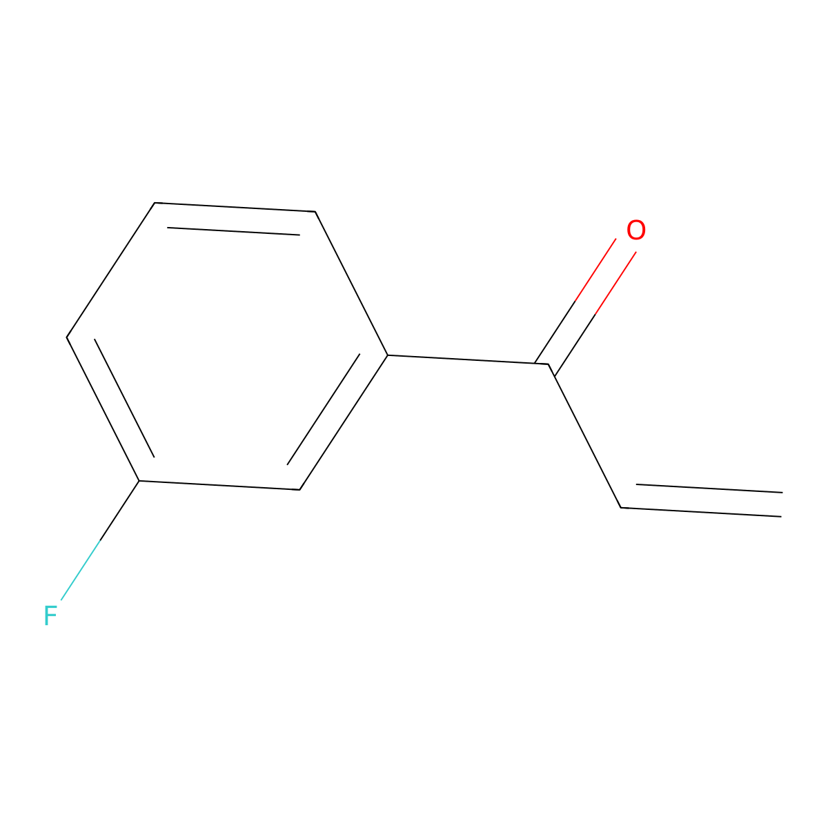 1-(3-Fluorophenyl)prop-2-en-1-one molecular structure, CAS 1515145-77-3