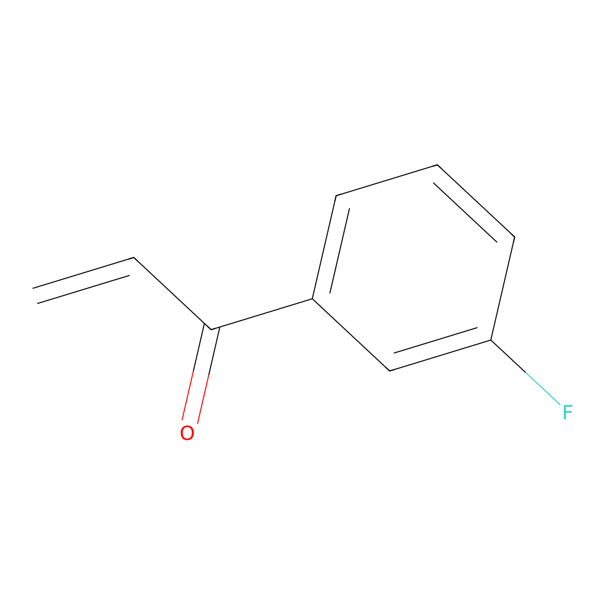 1-(3-Fluorophenyl)prop-2-en-1-one molecular structure, CAS 1515145-77-3