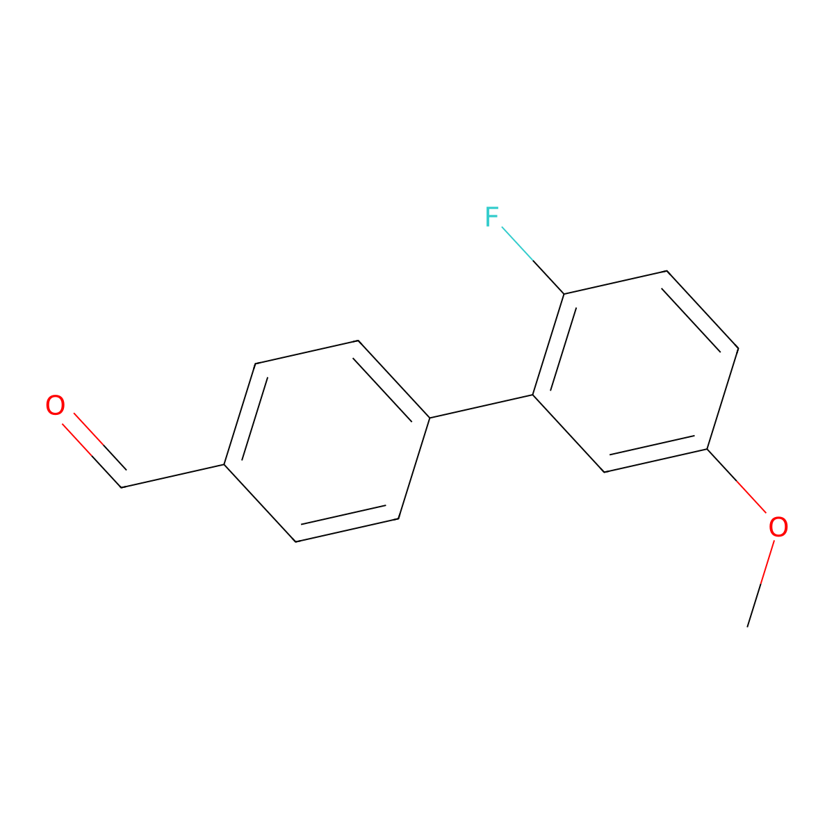 2'-Fluoro-5'-methoxy-[1,1'-biphenyl]-4-carbaldehyde molecular structure, CAS 1515244-83-3