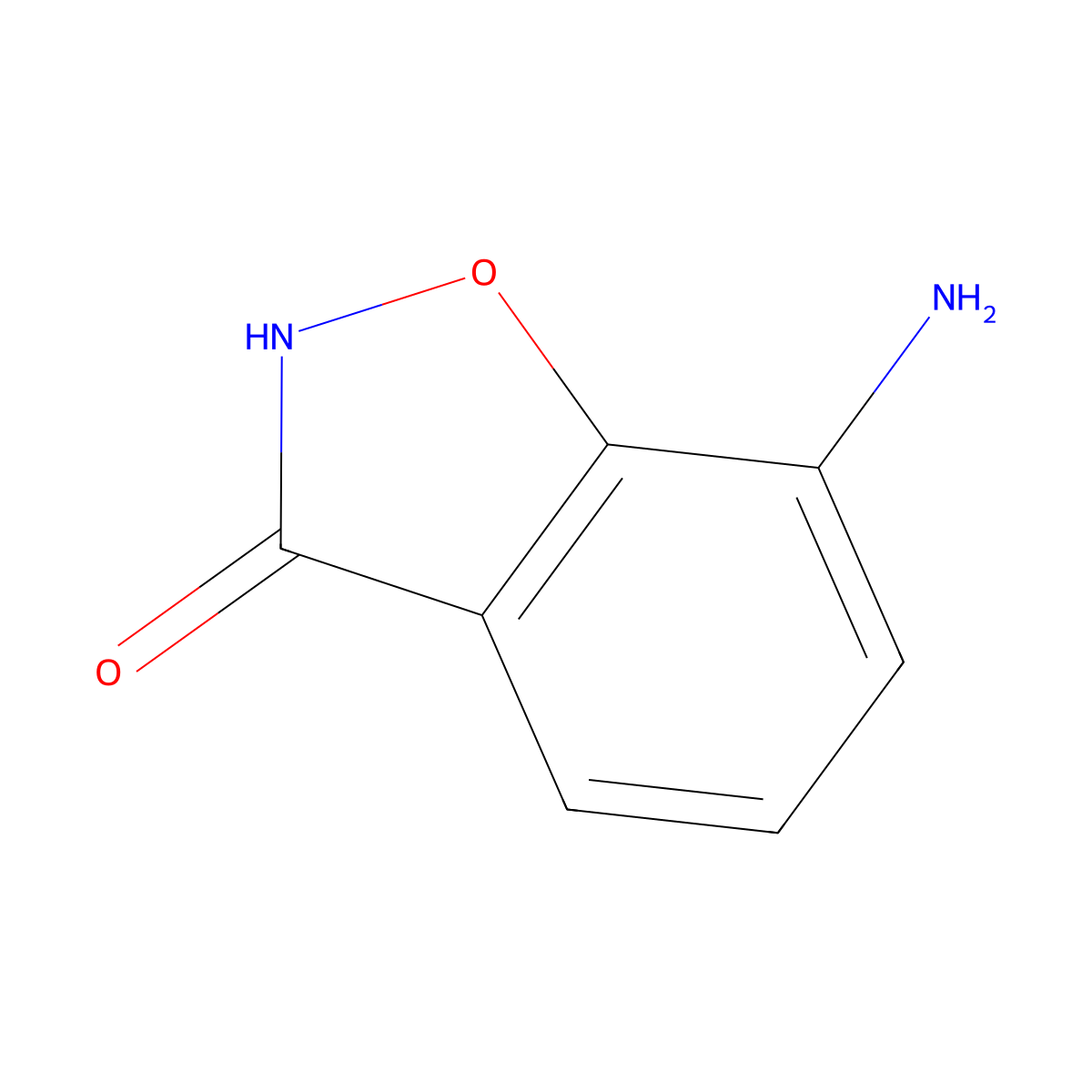 7-Aminobenzo[d]isoxazol-3(2H)-one molecular structure, CAS 1515308-36-7