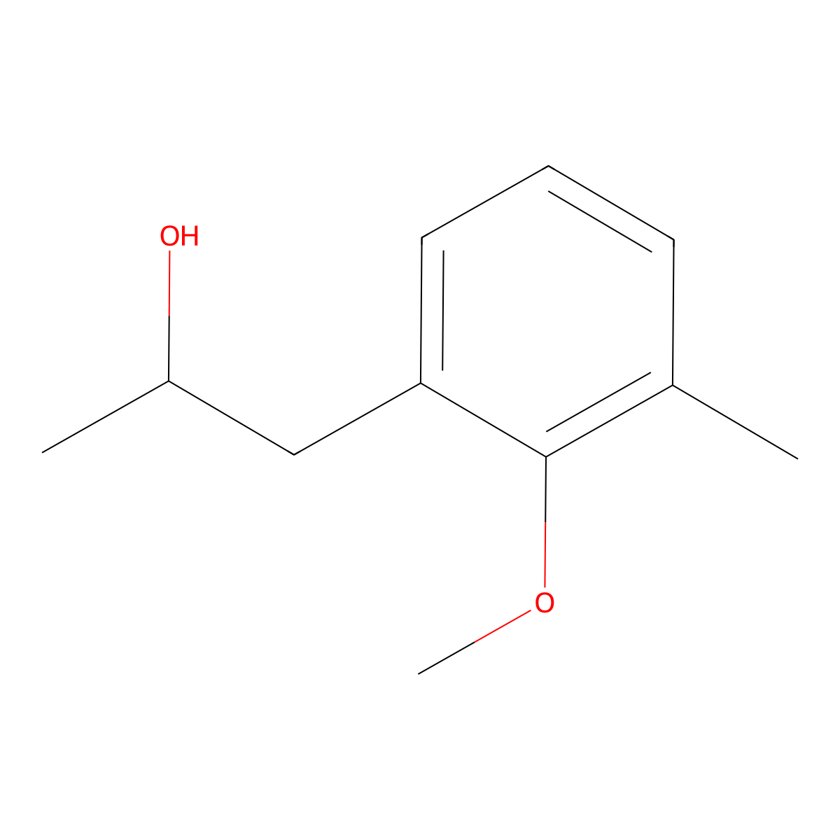 1-(2-Methoxy-3-methylphenyl)propan-2-ol molecular structure, CAS 1515332-93-0