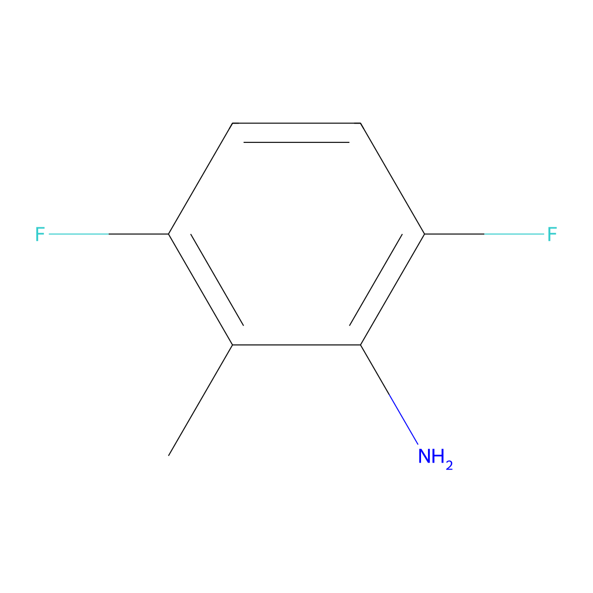 3,6-Difluoro-2-methylaniline molecular structure, CAS 1515352-04-1