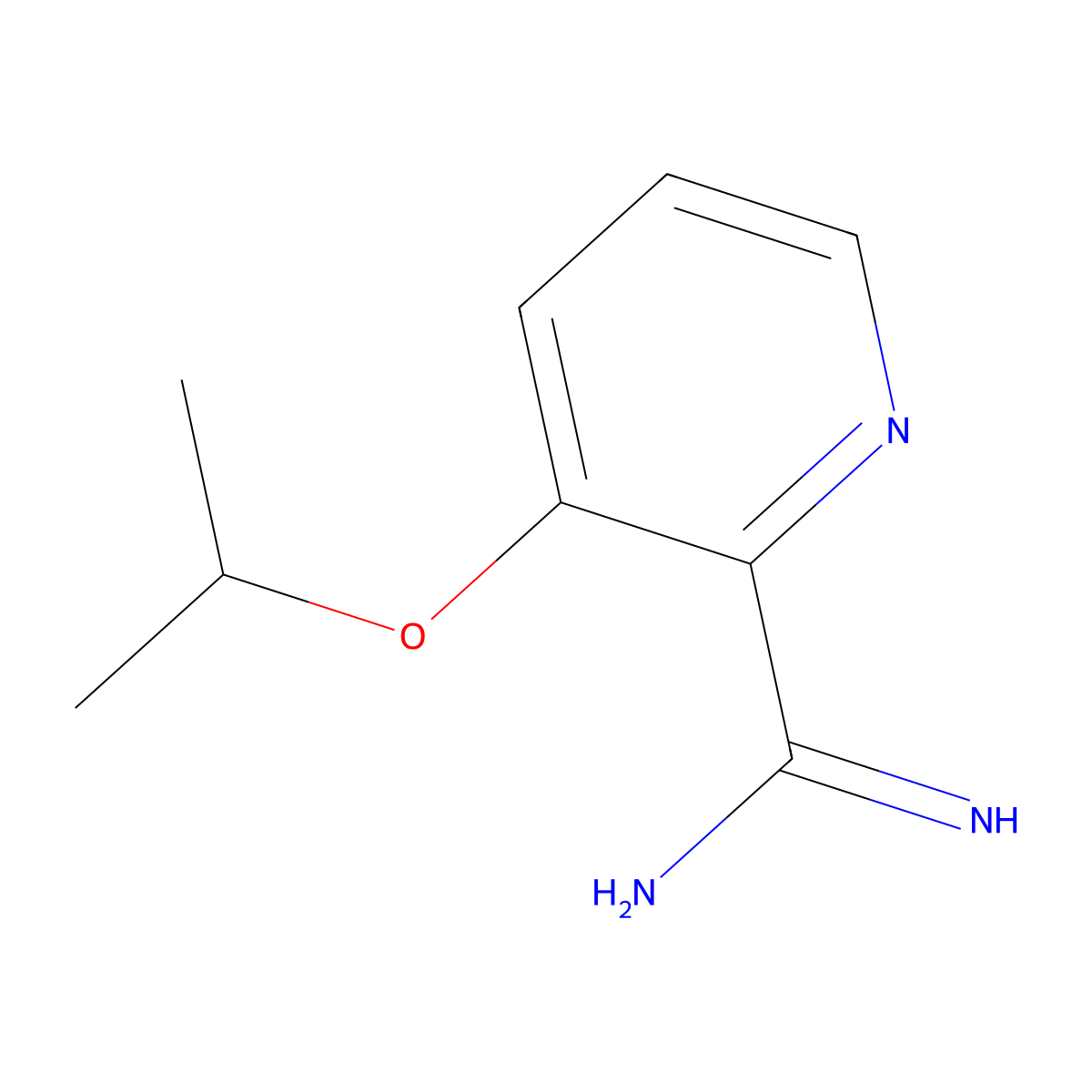 3-Isopropoxypicolinimidamide molecular structure, CAS 1515456-27-5