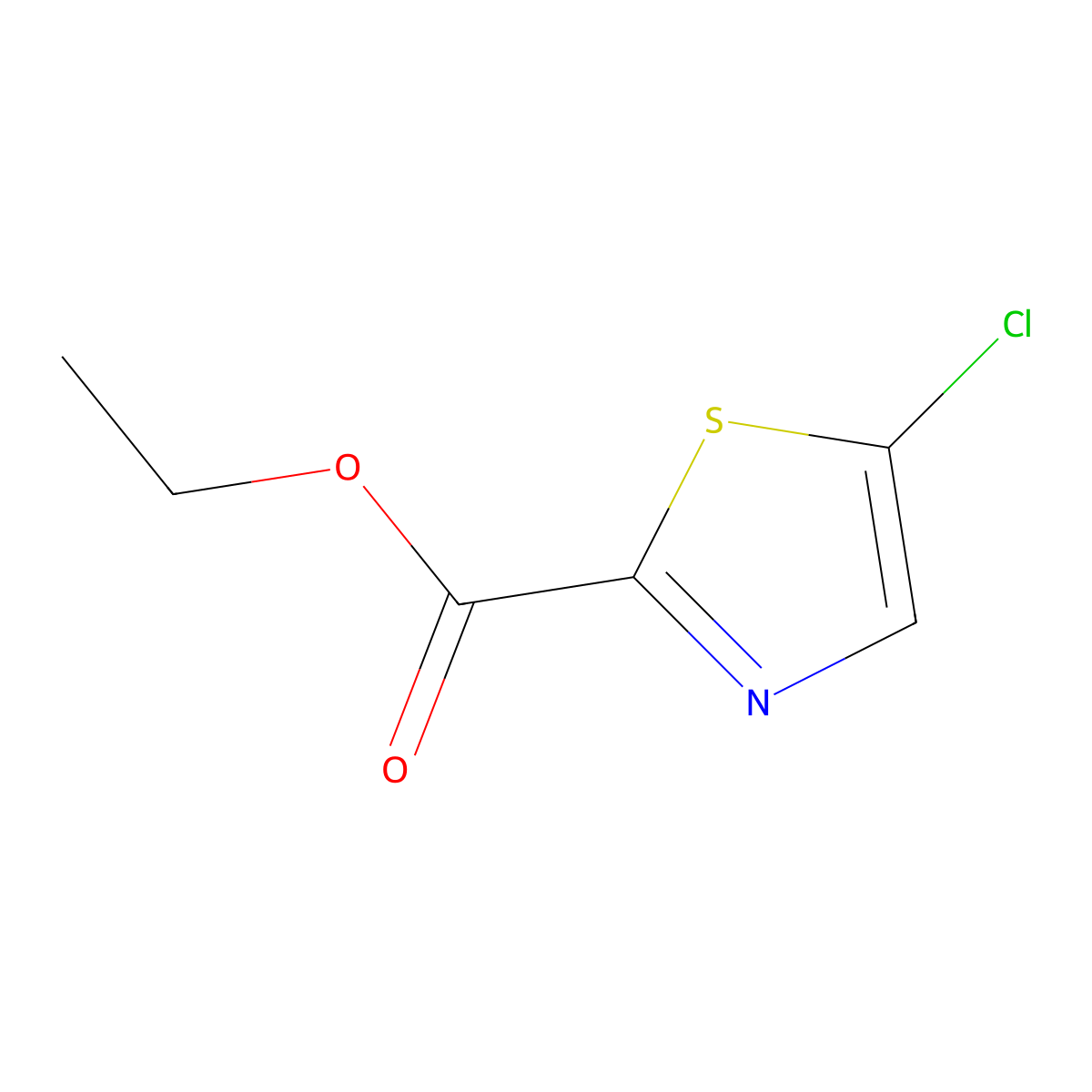 Ethyl 5-chlorothiazole-2-carboxylate molecular structure, CAS 1515519-19-3