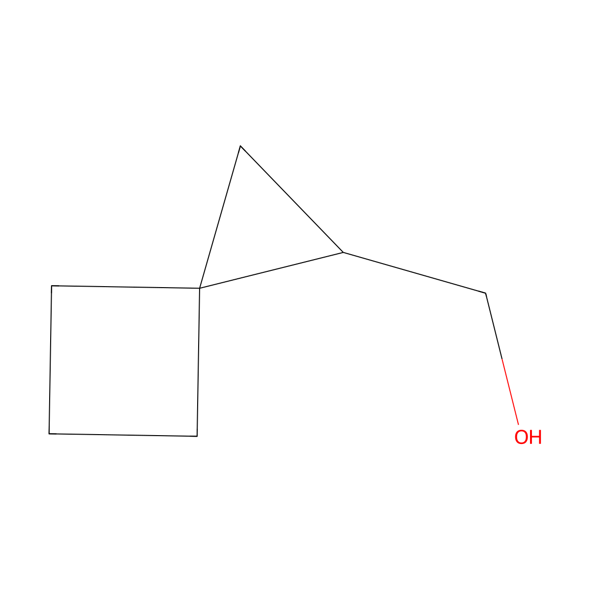 {Spiro[2.3]hexan-1-yl}methanol molecular structure, CAS 1515534-09-4