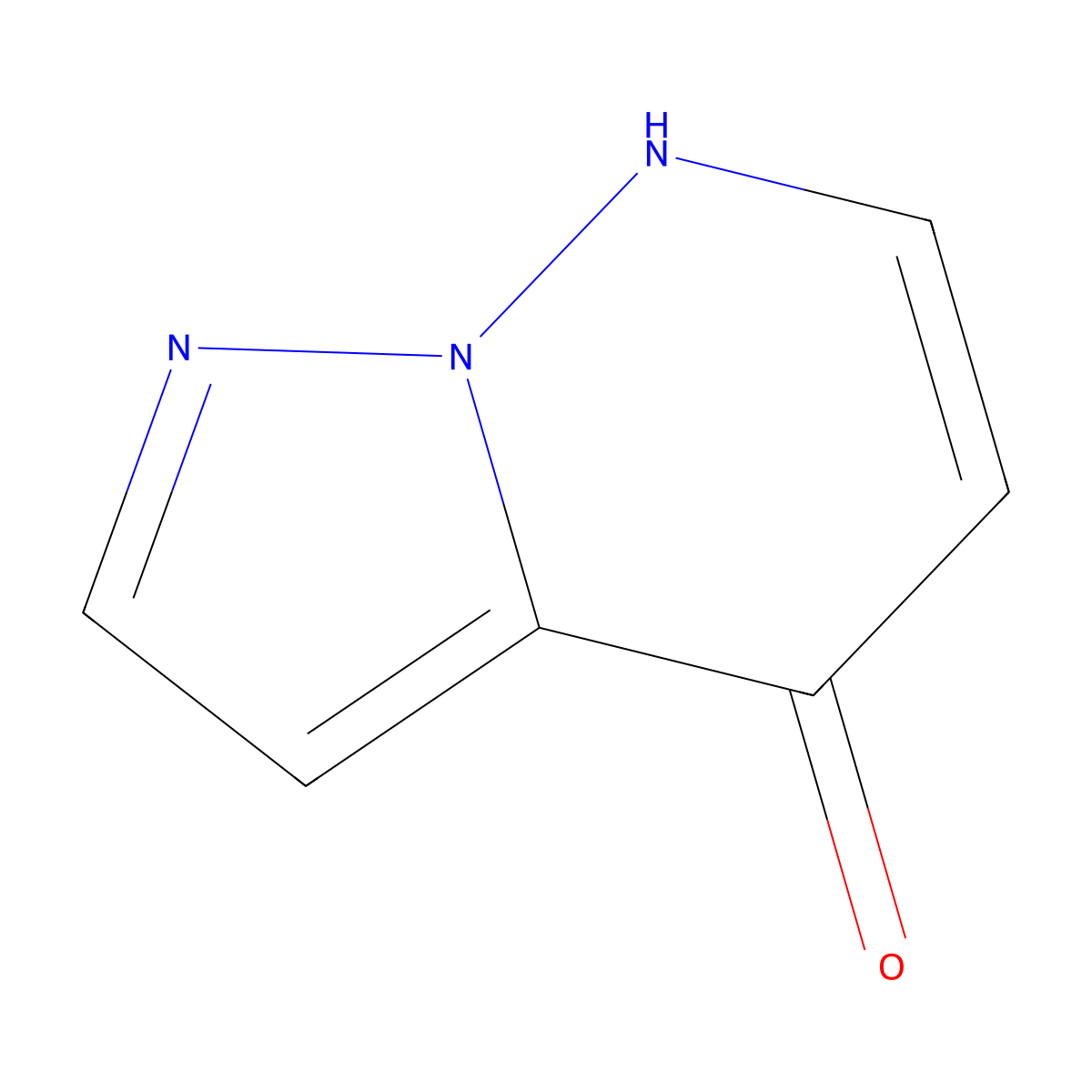 Pyrazolo[1,5-b]pyridazin-4(7H)-one molecular structure, CAS 151554-78-8