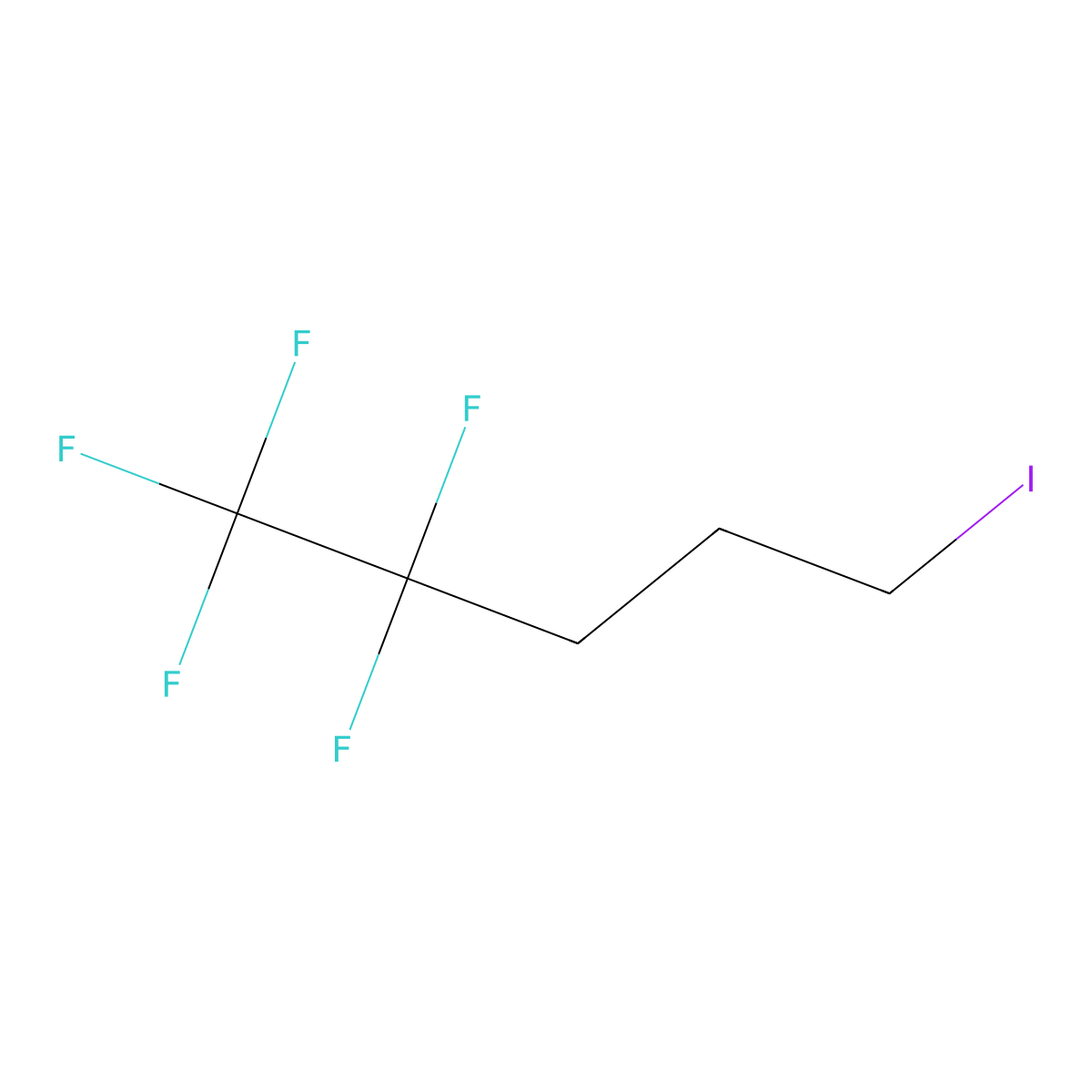 1,1,1,2,2-Pentafluoro-5-iodopentane molecular structure, CAS 151556-31-9