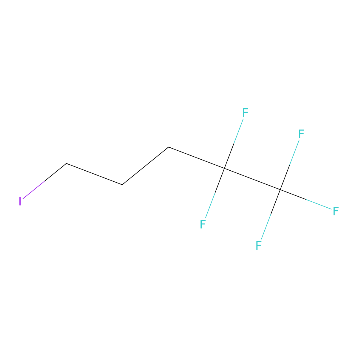 1,1,1,2,2-Pentafluoro-5-iodopentane molecular structure, CAS 151556-31-9