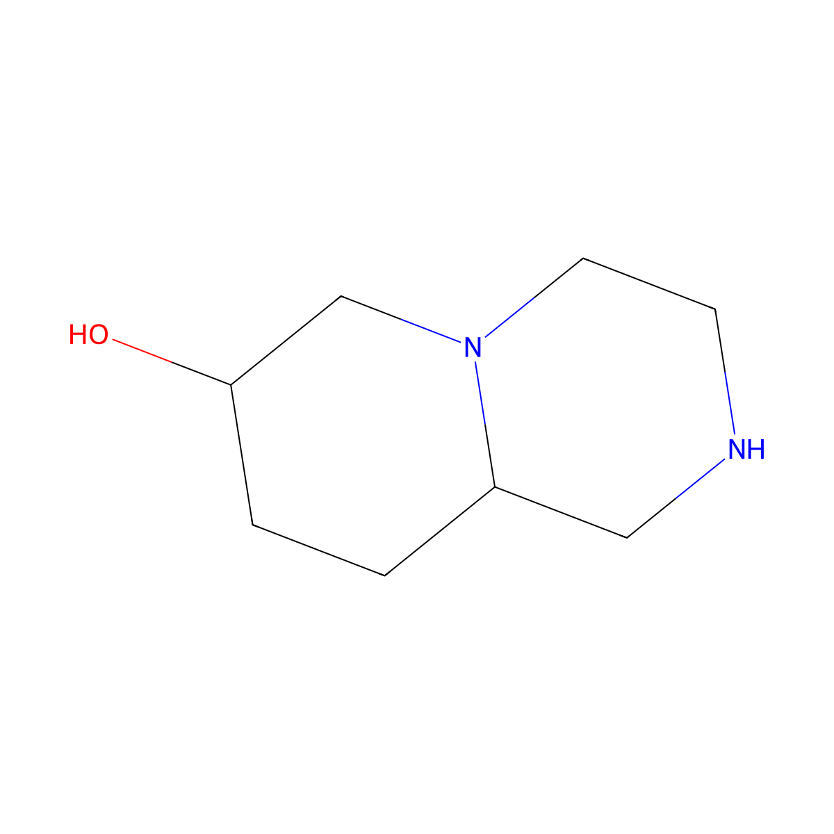 Octahydro-1H-pyrido[1,2-a]pyrazin-7-ol molecular structure, CAS 1515564-95-0