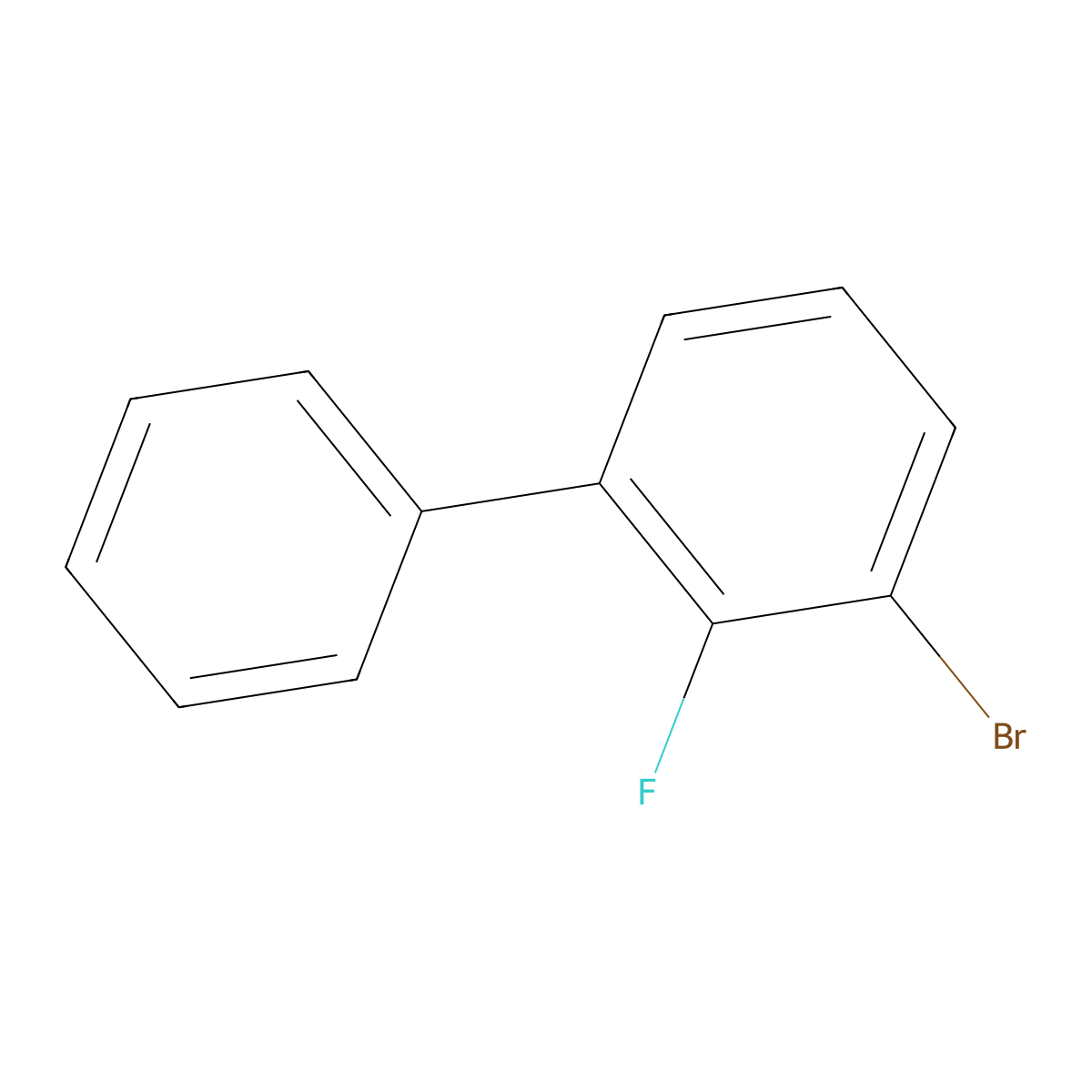 3-Bromo-2-fluoro-1,1'-biphenyl molecular structure, CAS 1515573-52-0