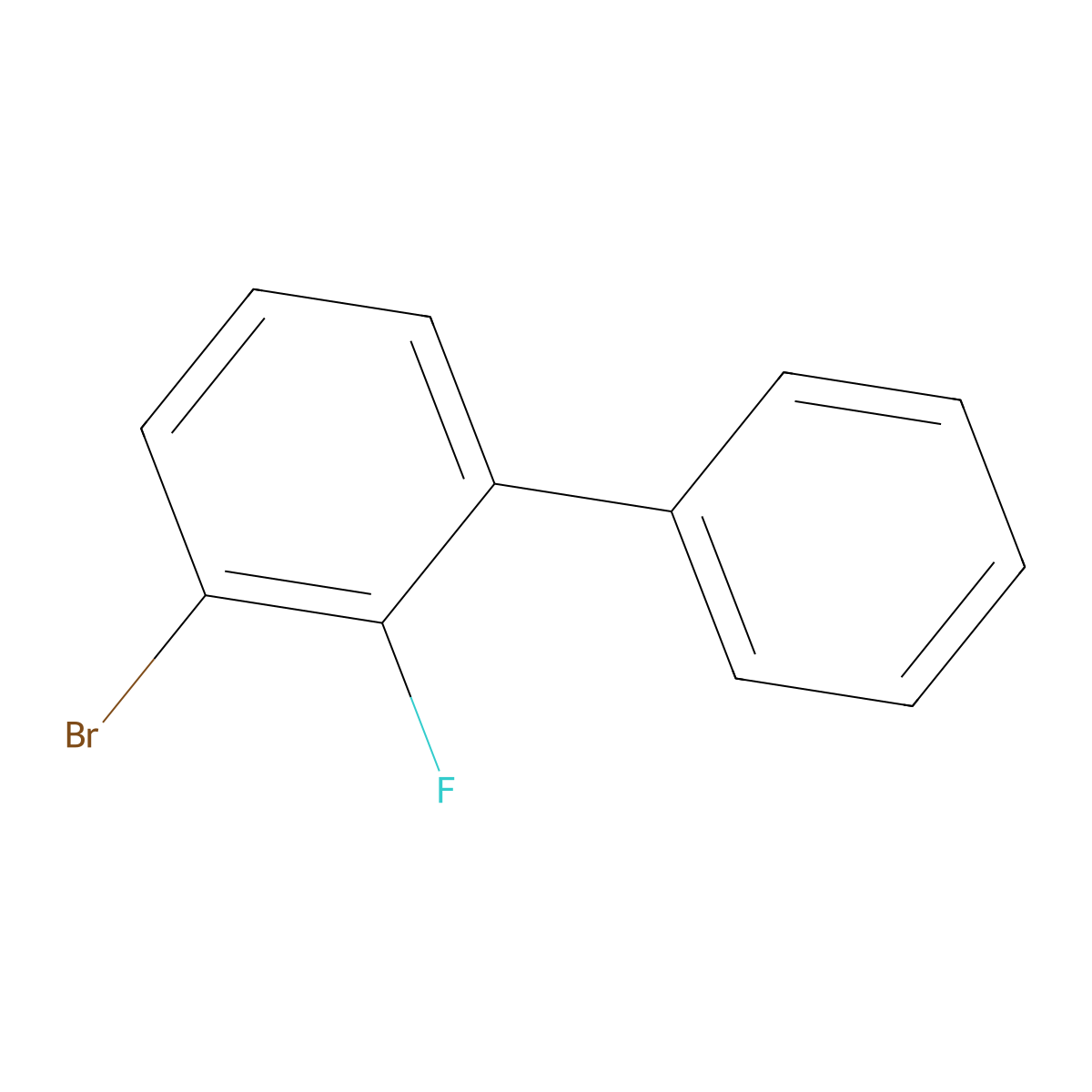 3-Bromo-2-fluoro-1,1'-biphenyl molecular structure, CAS 1515573-52-0