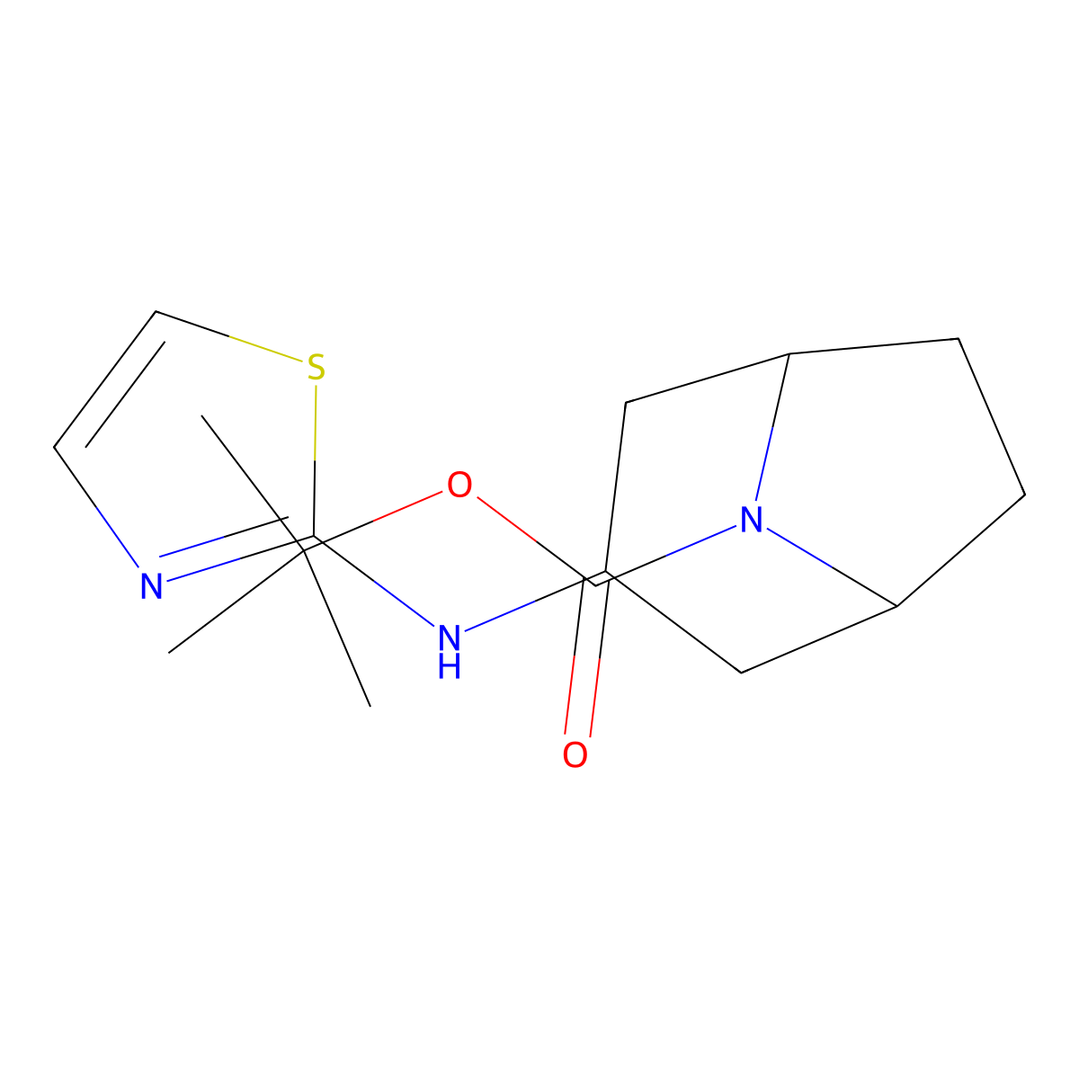 Tert-butyl 3-[(1,3-thiazol-2-yl)amino]-8-azabicyclo[3.2.1]octane-8-carboxylate molecular structure, CAS 1515578-92-3