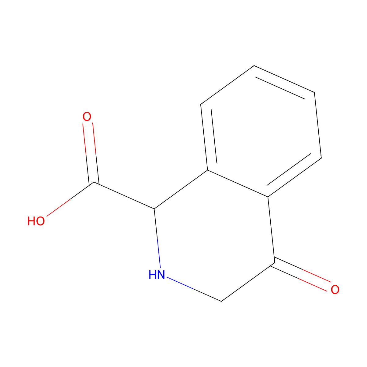4-Oxo-1,2,3,4-tetrahydroisoquinoline-1-carboxylic acid molecular structure, CAS 1515592-67-2