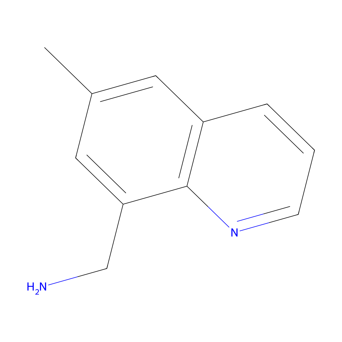 1-(6-Methylquinolin-8-yl)methanamine molecular structure, CAS 1515626-59-1