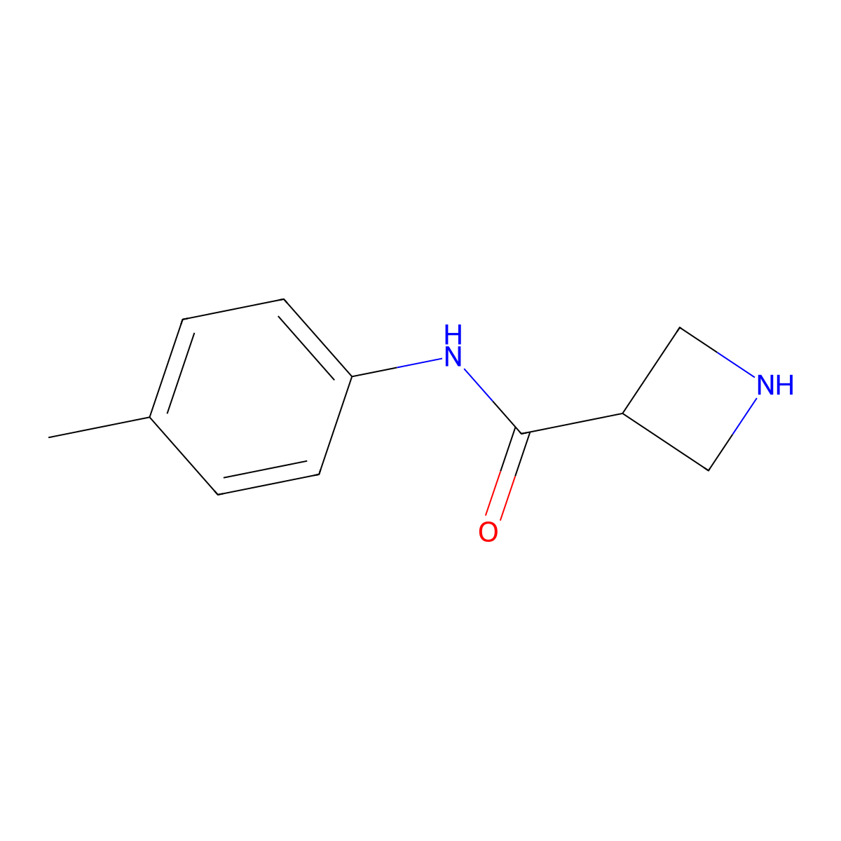N-(p-Tolyl)azetidine-3-carboxamide molecular structure, CAS 1515847-14-9