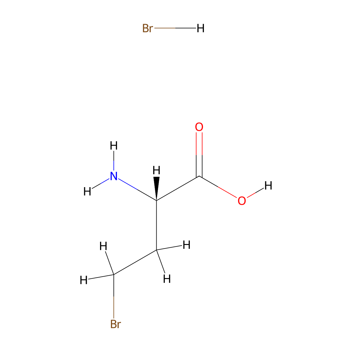 (S)-(+)-2-Amino-4-bromobutyric Acid Hydrobromide molecular structure, CAS 15159-65-6