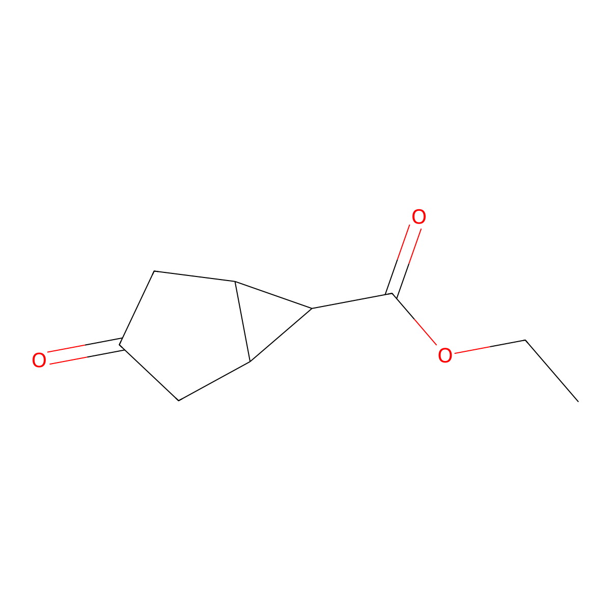 Ethyl 3-oxobicyclo[3.1.0]hexane-6-carboxylate molecular structure, CAS 1515923-85-9