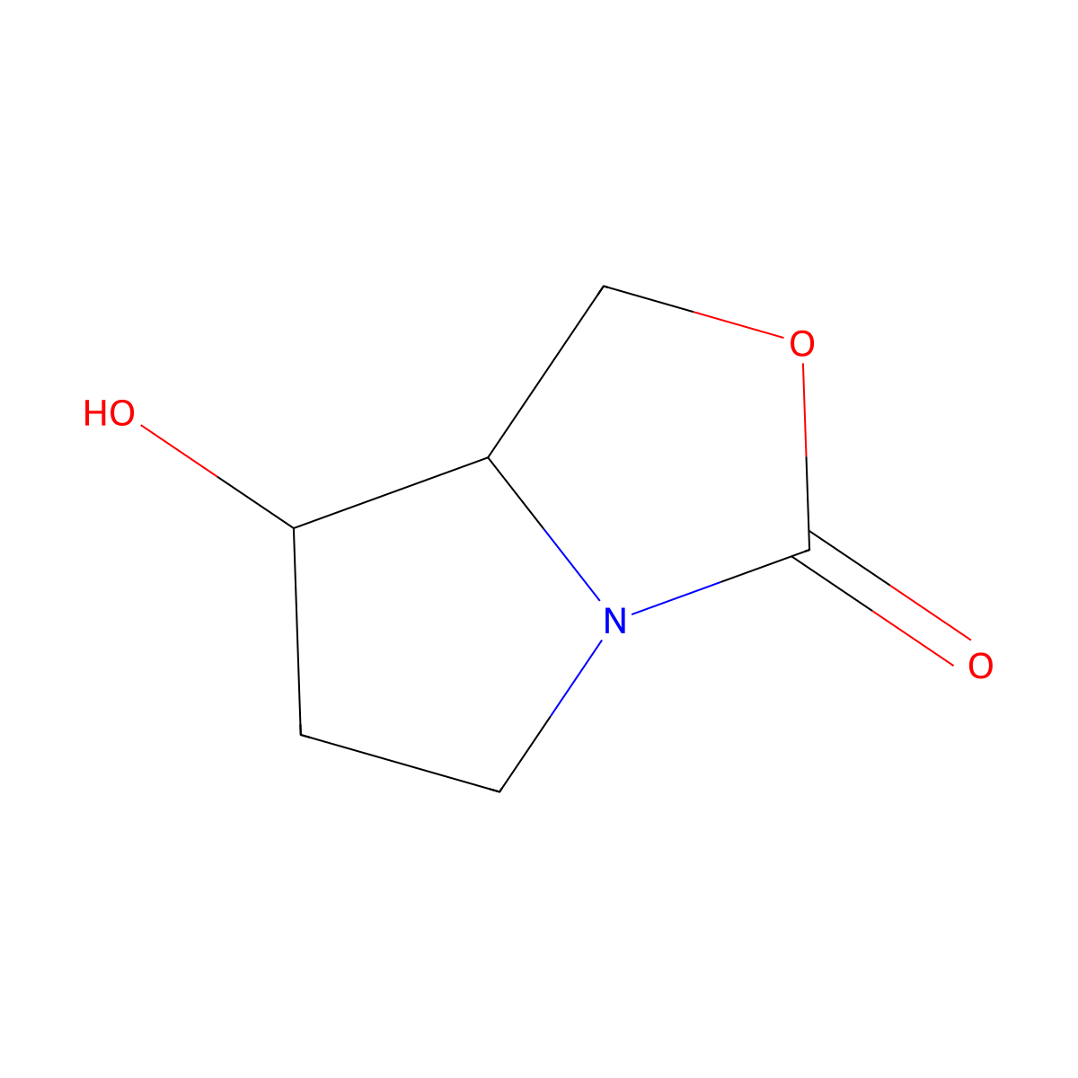 7-Hydroxy-hexahydropyrrolo[1,2-c][1,3]oxazol-3-one molecular structure, CAS 151594-05-7
