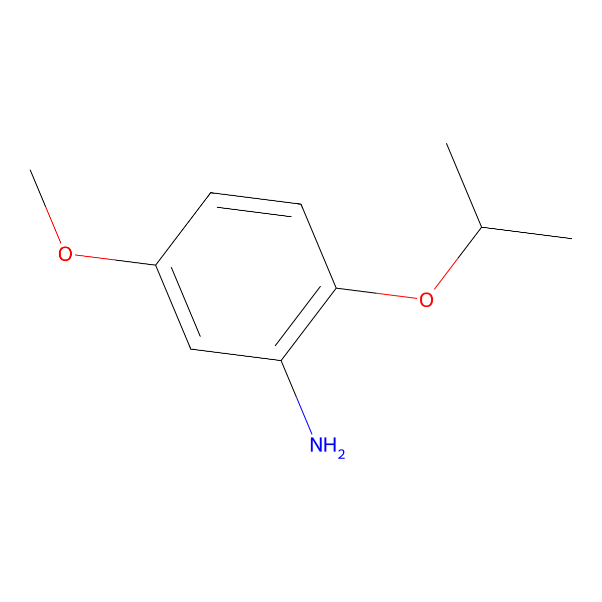 5-Methoxy-2-(propan-2-yloxy)aniline molecular structure, CAS 151598-61-7