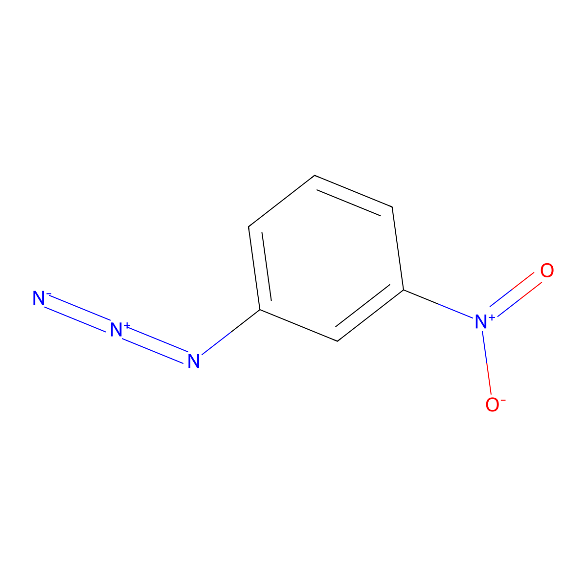3-Nitrophenyl azide molecular structure, CAS 1516-59-2