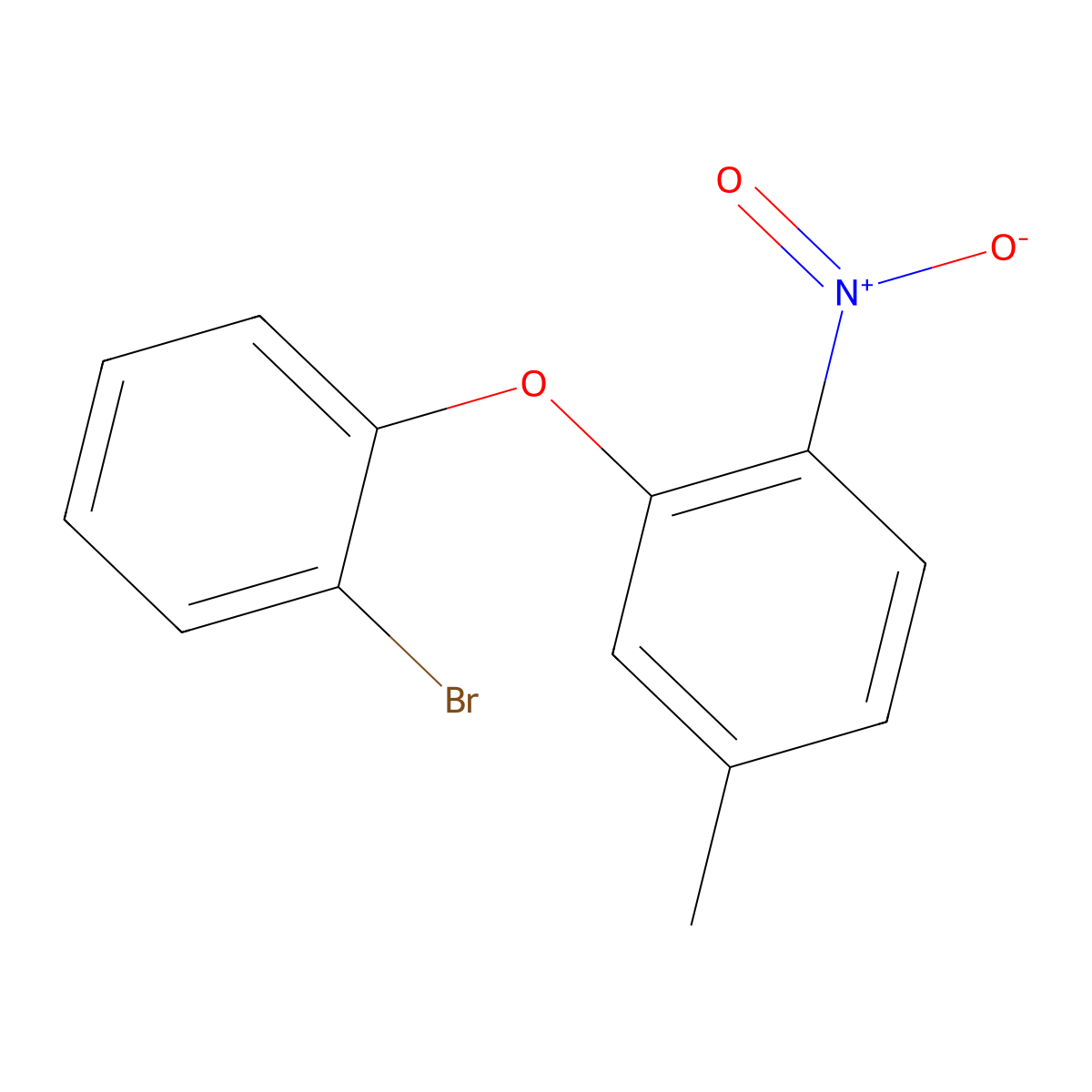 2-(2-Bromophenoxy)-4-methyl-1-nitrobenzene molecular structure, CAS 1516187-55-5
