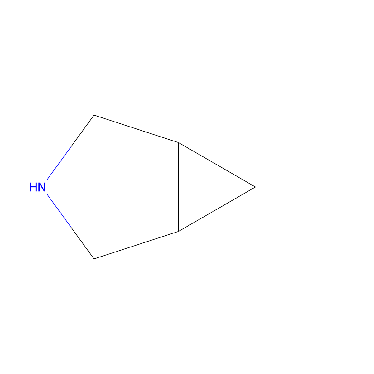 6-Methyl-3-azabicyclo[3.1.0]hexane molecular structure, CAS 1516229-86-9