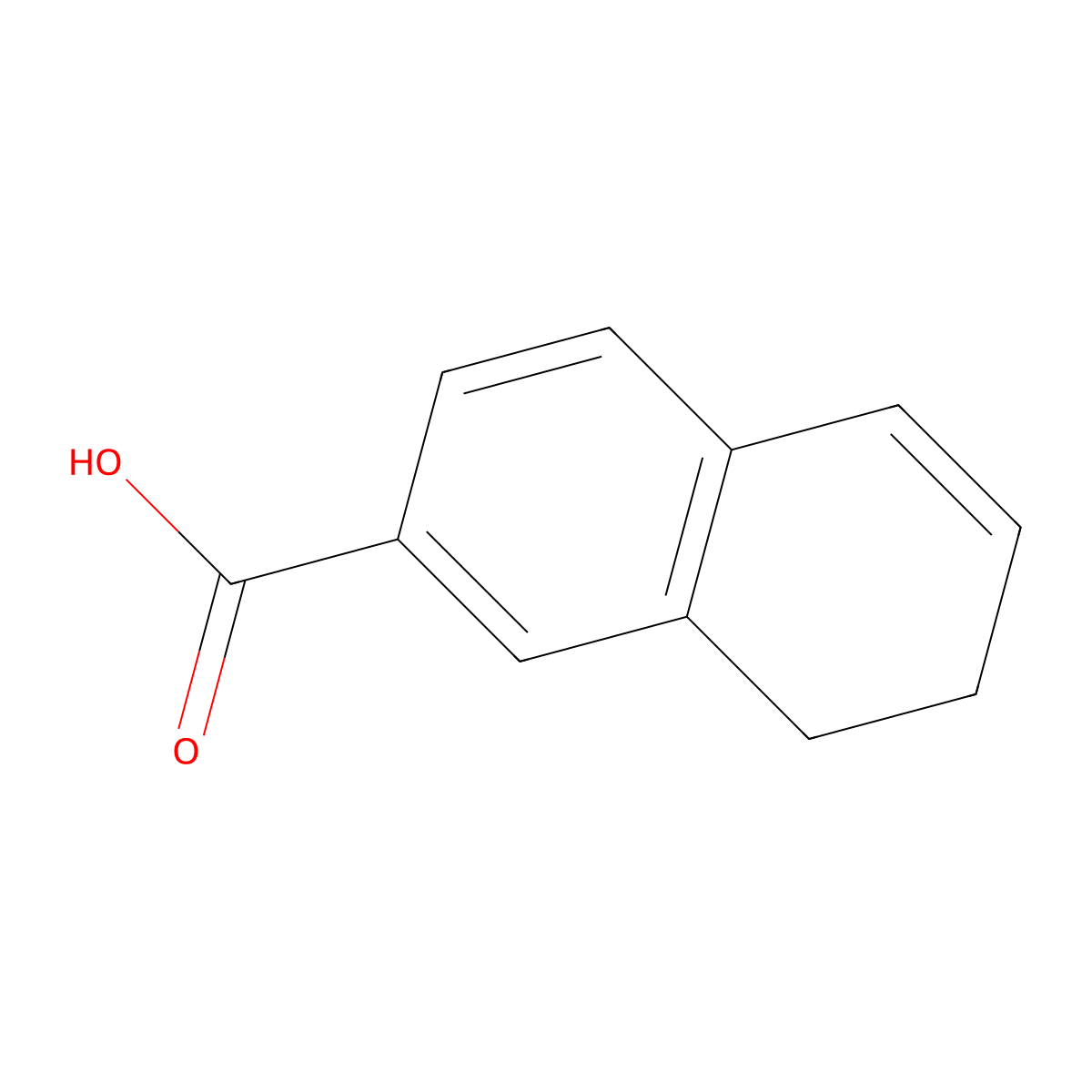 7,8-Dihydronaphthalene-2-carboxylic acid molecular structure, CAS 151623-57-3