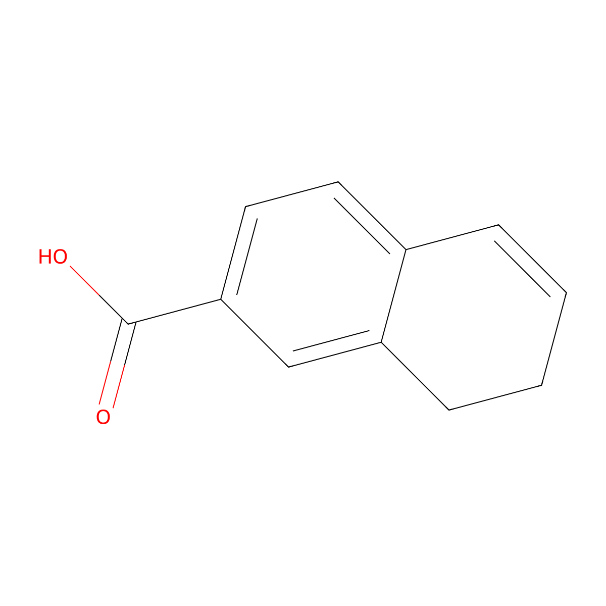 7,8-Dihydronaphthalene-2-carboxylic acid molecular structure, CAS 151623-57-3
