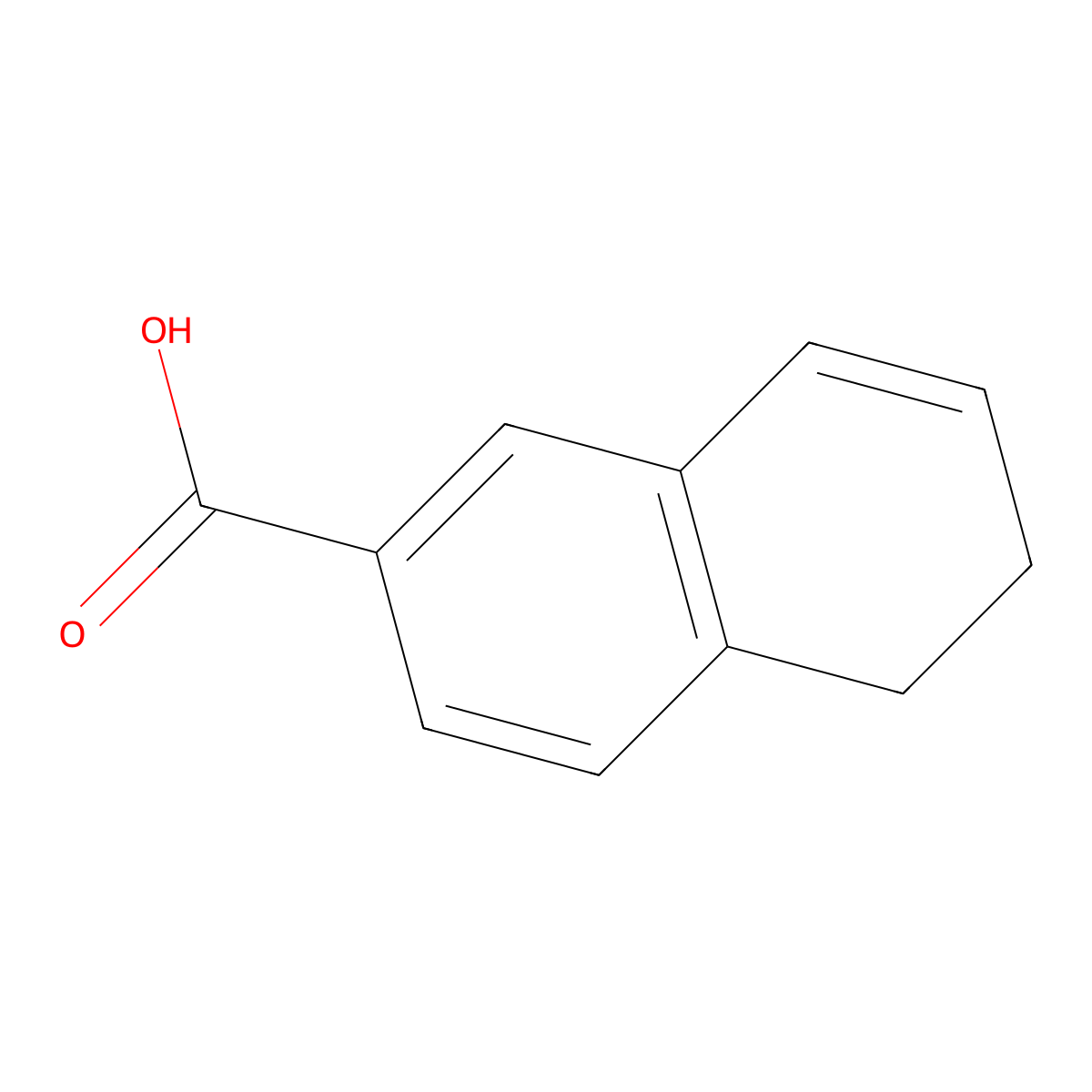5,6-Dihydronaphthalene-2-carboxylic acid molecular structure, CAS 151623-58-4